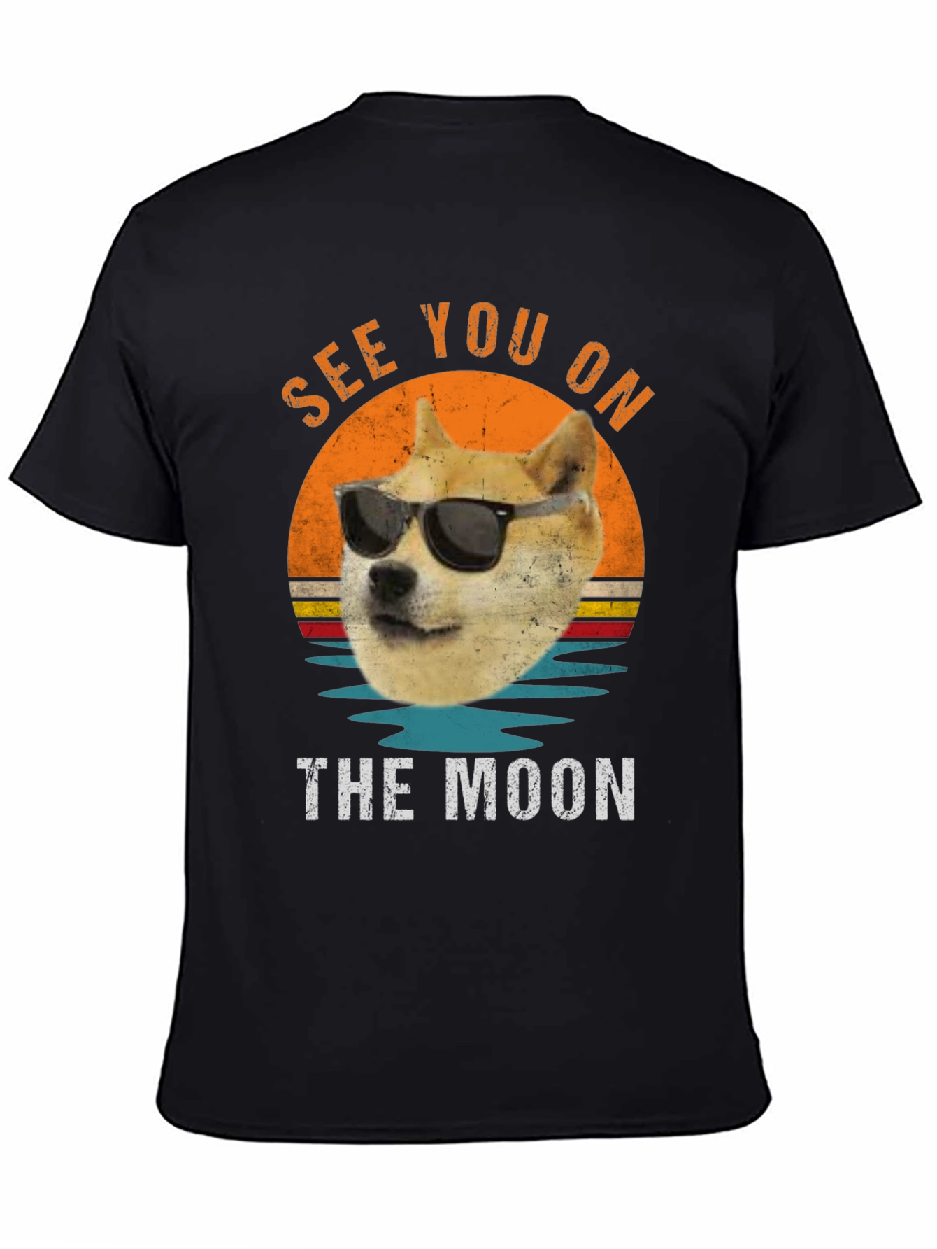 Doge See You On The Moon Graphic T-Shirt