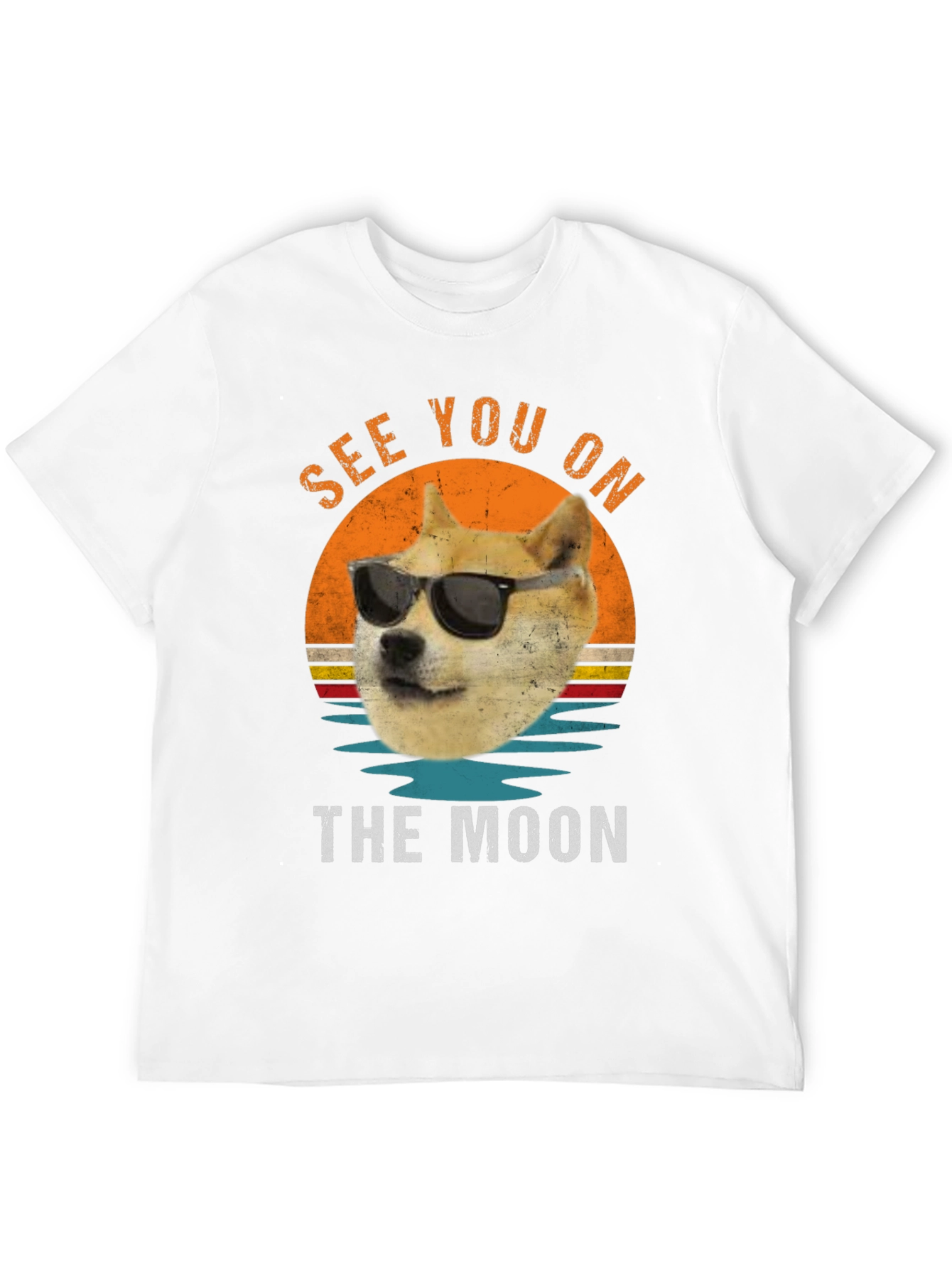 Doge See You On The Moon Graphic T-Shirt
