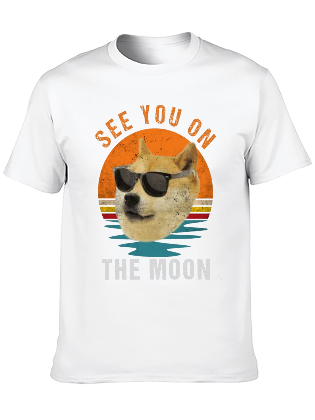 Doge See You On The Moon Graphic T-Shirt