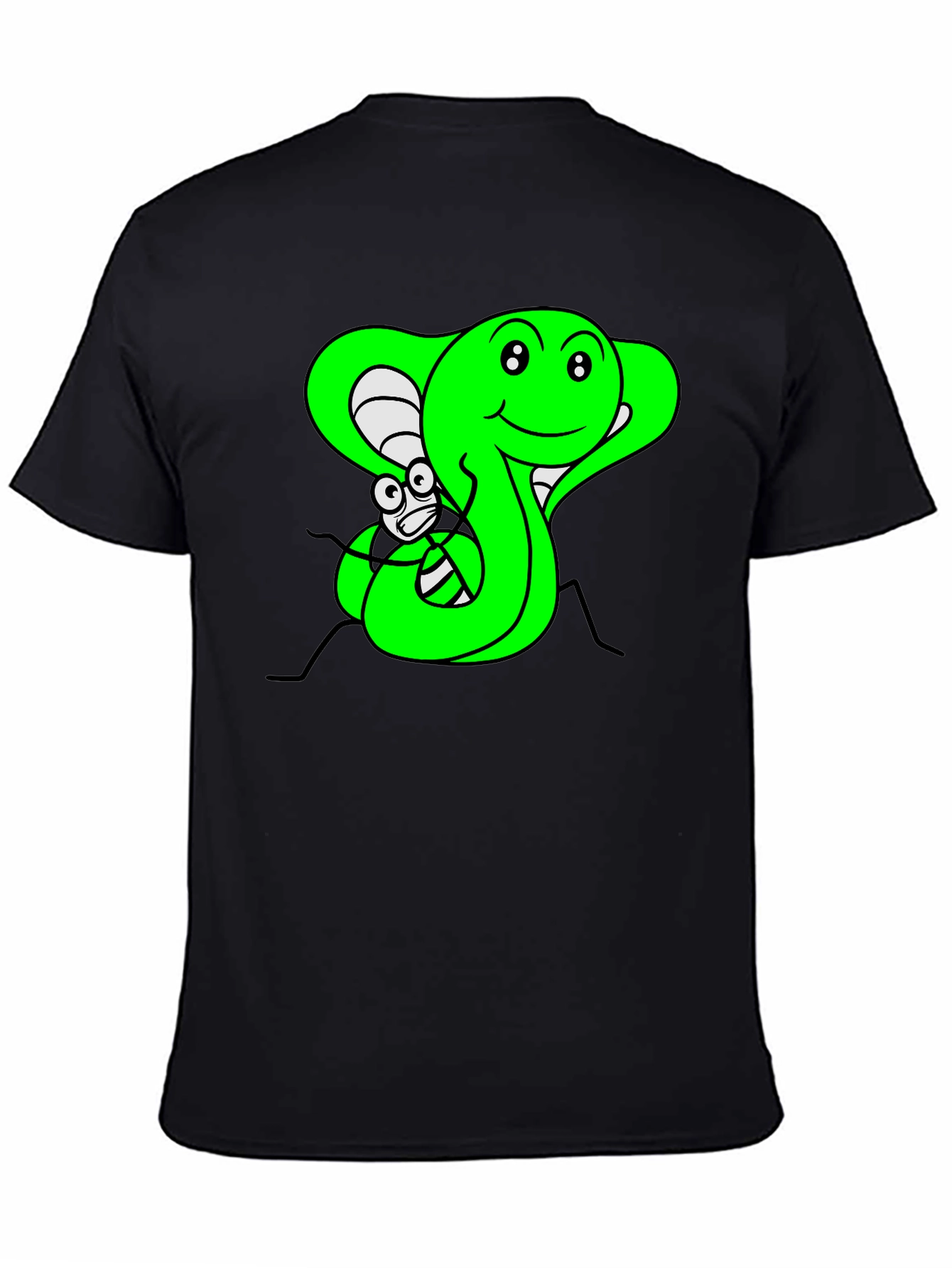 Cobra & Fly Graphic Print T-Shirt