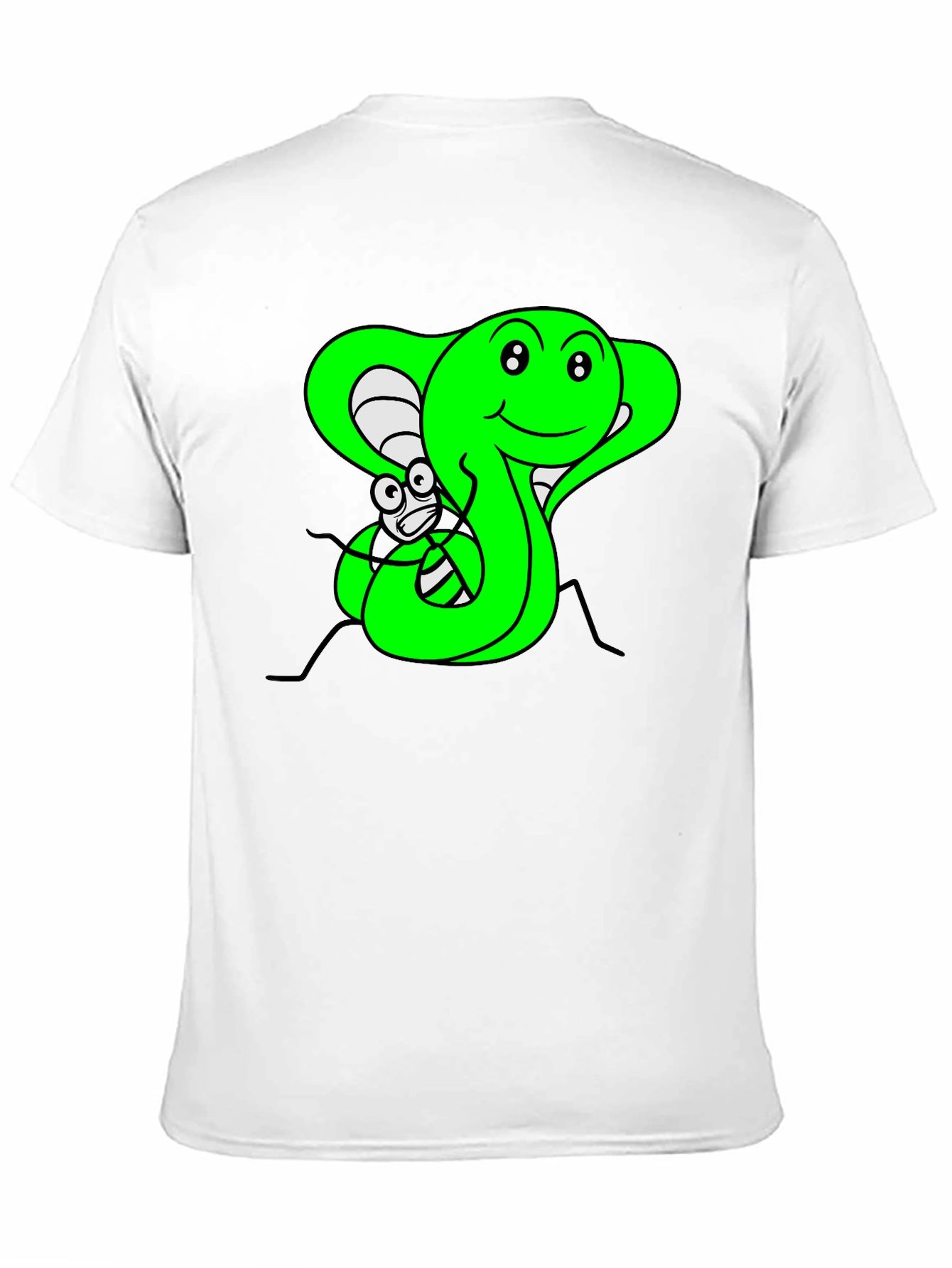 Cobra & Fly Graphic Print T-Shirt