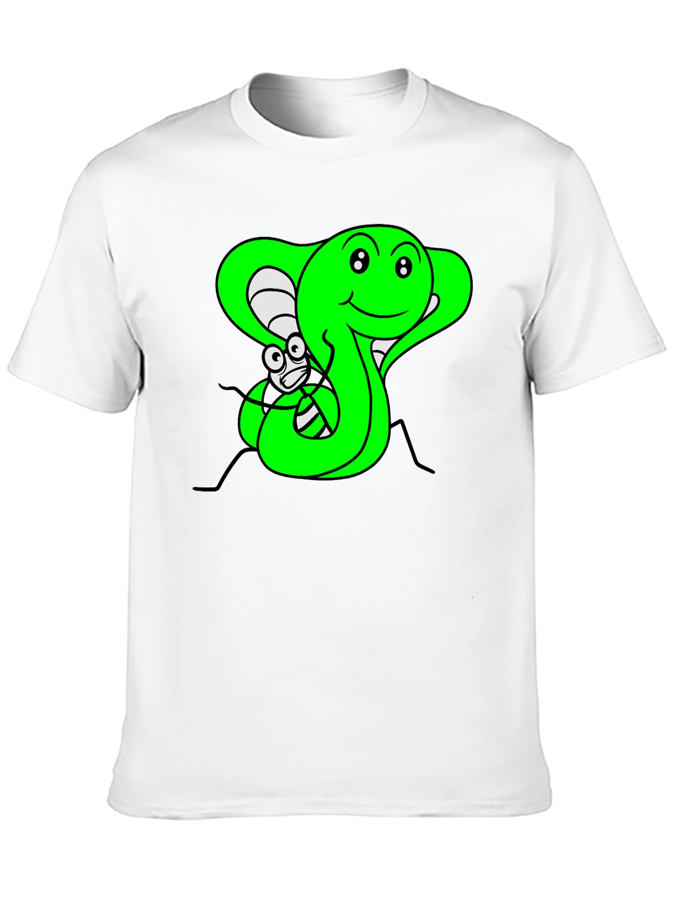 Cobra & Fly Graphic Print T-Shirt