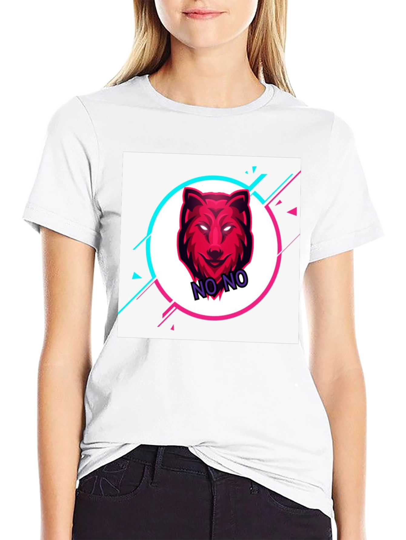 Stylish Black T-Shirt with Bold Graphic Design