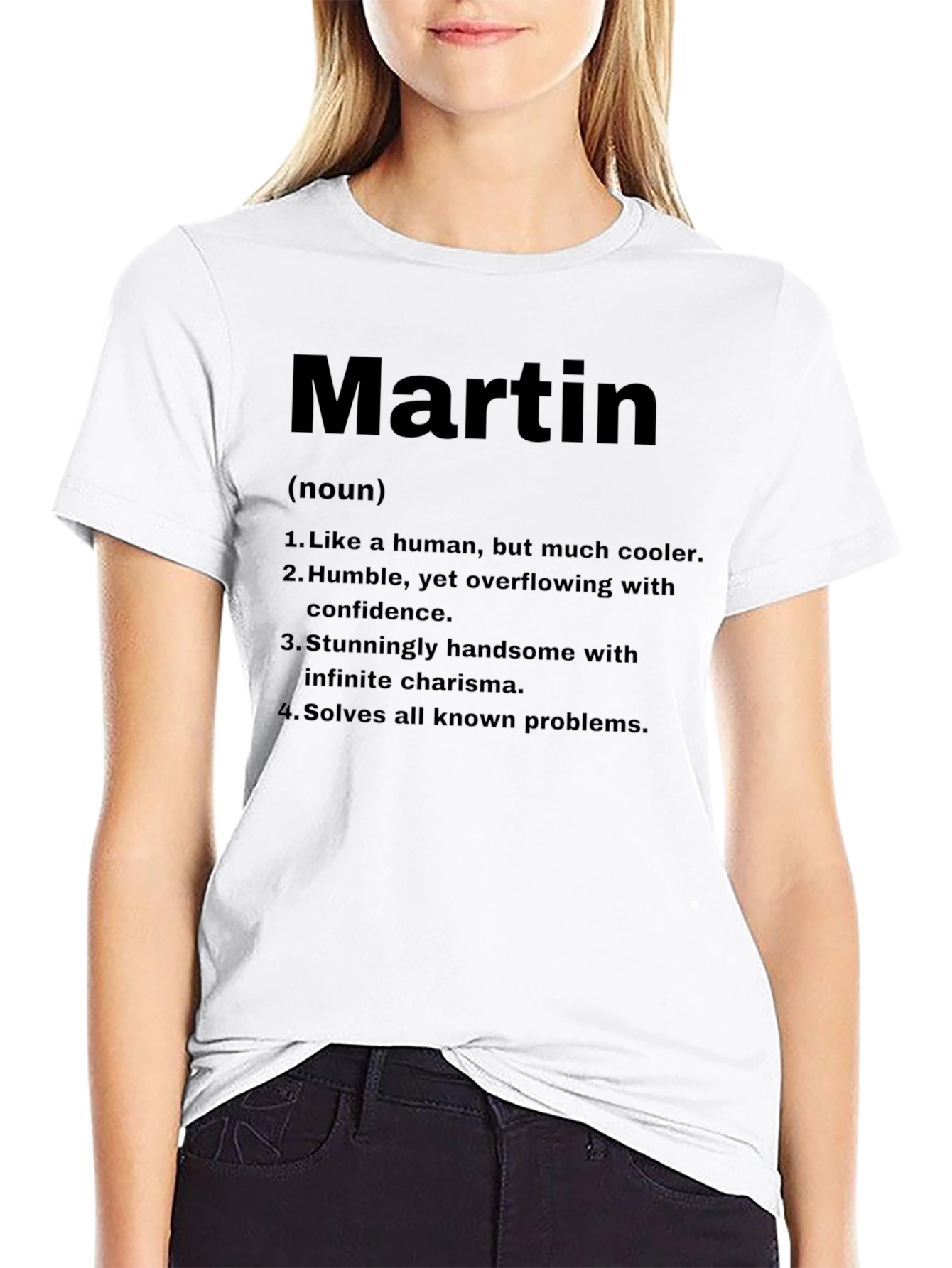 Martin Definition T-Shirt Funny Personalized Name Tee