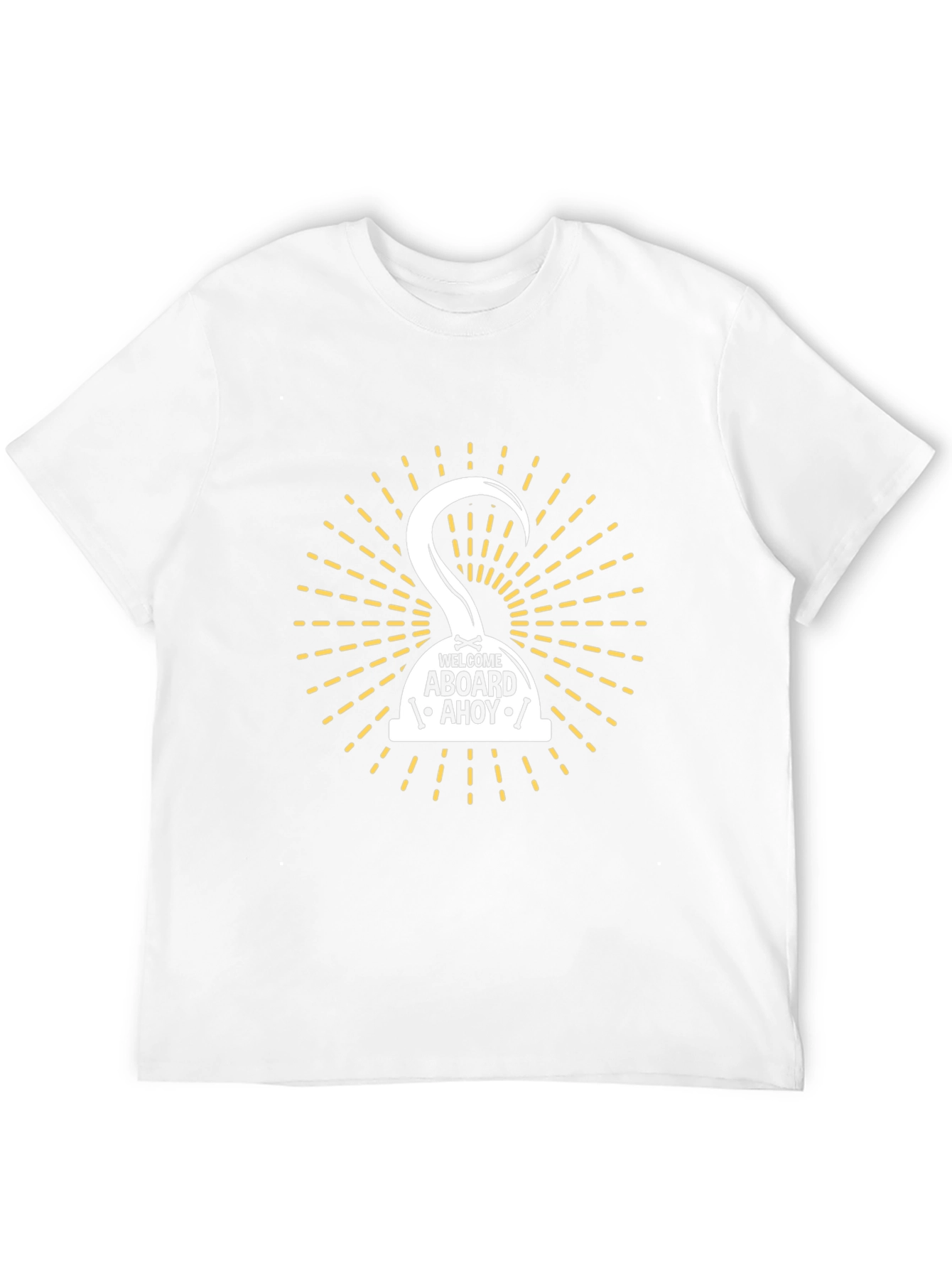 Pirate Hook Welcome Aboard Graphic Tee