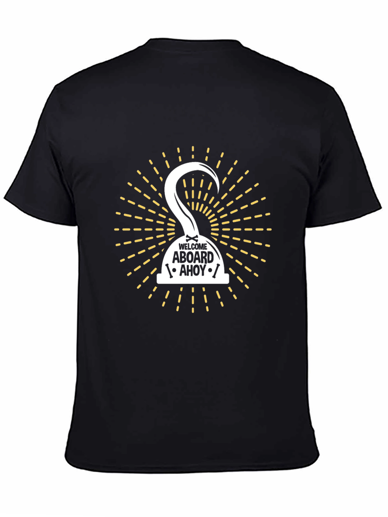 Pirate Hook Welcome Aboard Graphic Tee