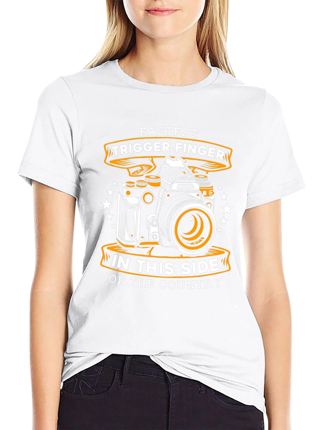 Fastest Trigger Finger Camera Graphic T-Shirt