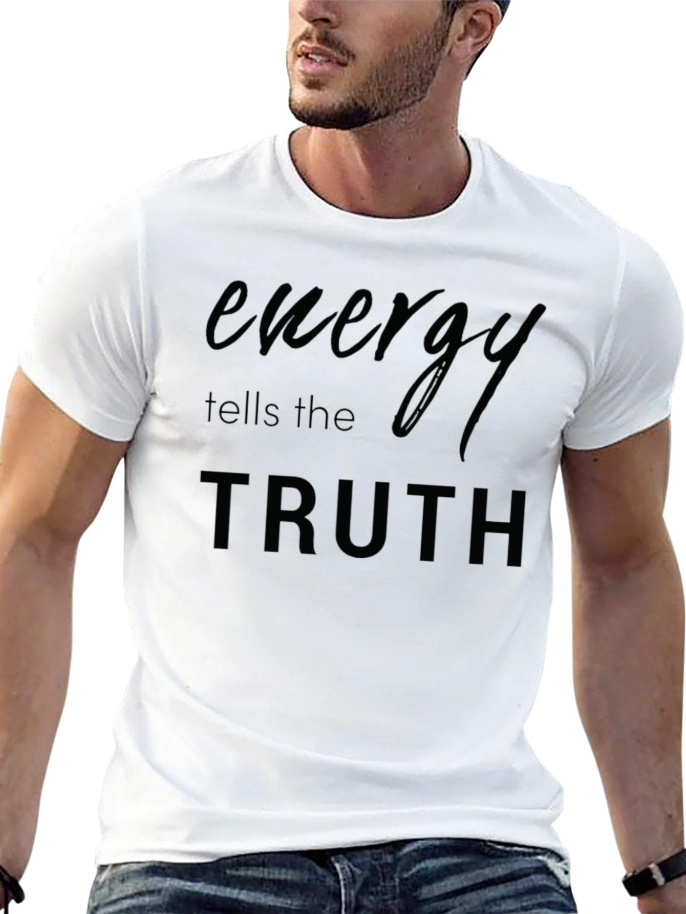Energy Tells the Truth Black T-Shirt