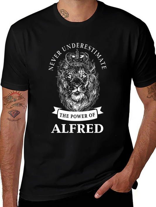 Alfred Lion Graphic Tee - Power & Style