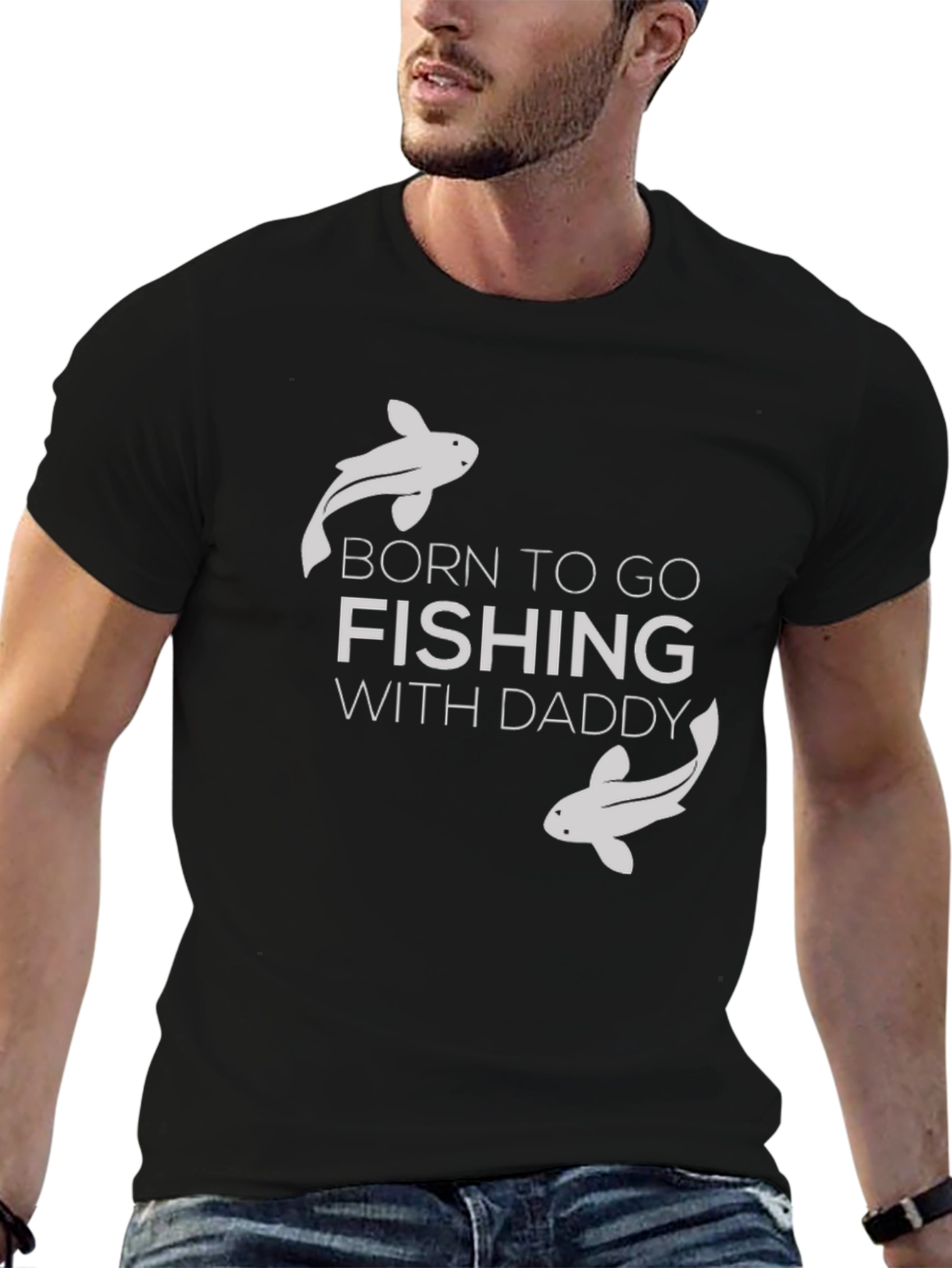 Born to Fish with Daddy T-Shirt