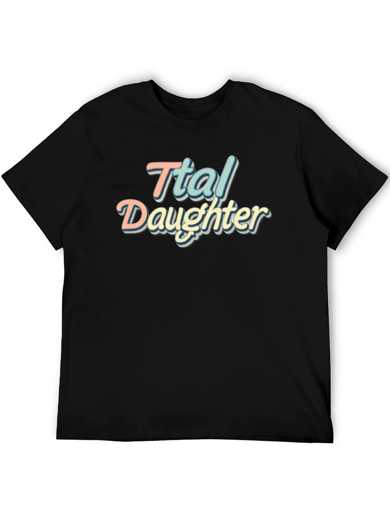 Ttal Daughter Retro Style Graphic T-Shirt
