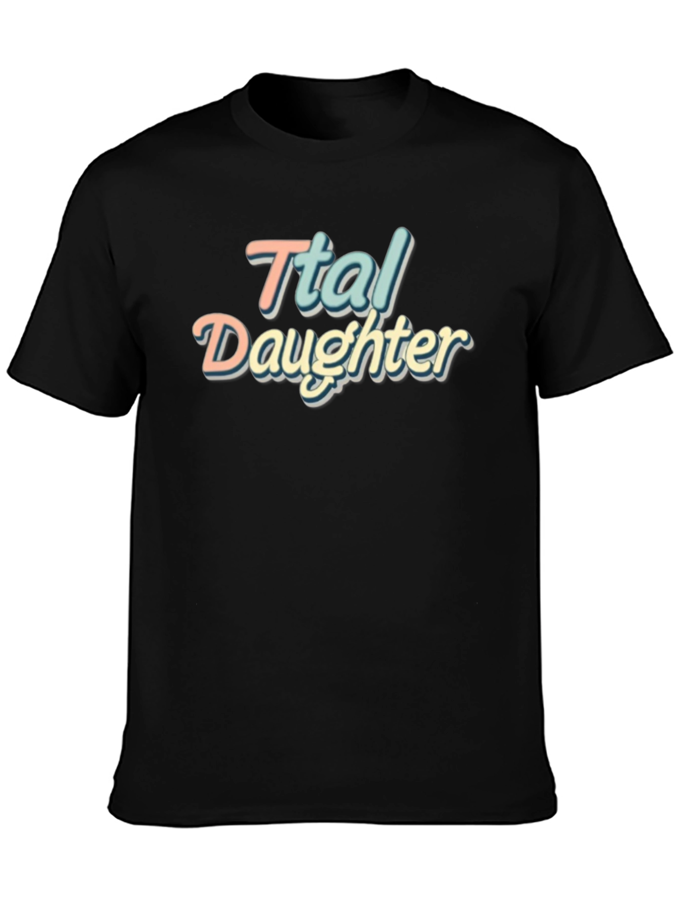 Ttal Daughter Retro Style Graphic T-Shirt