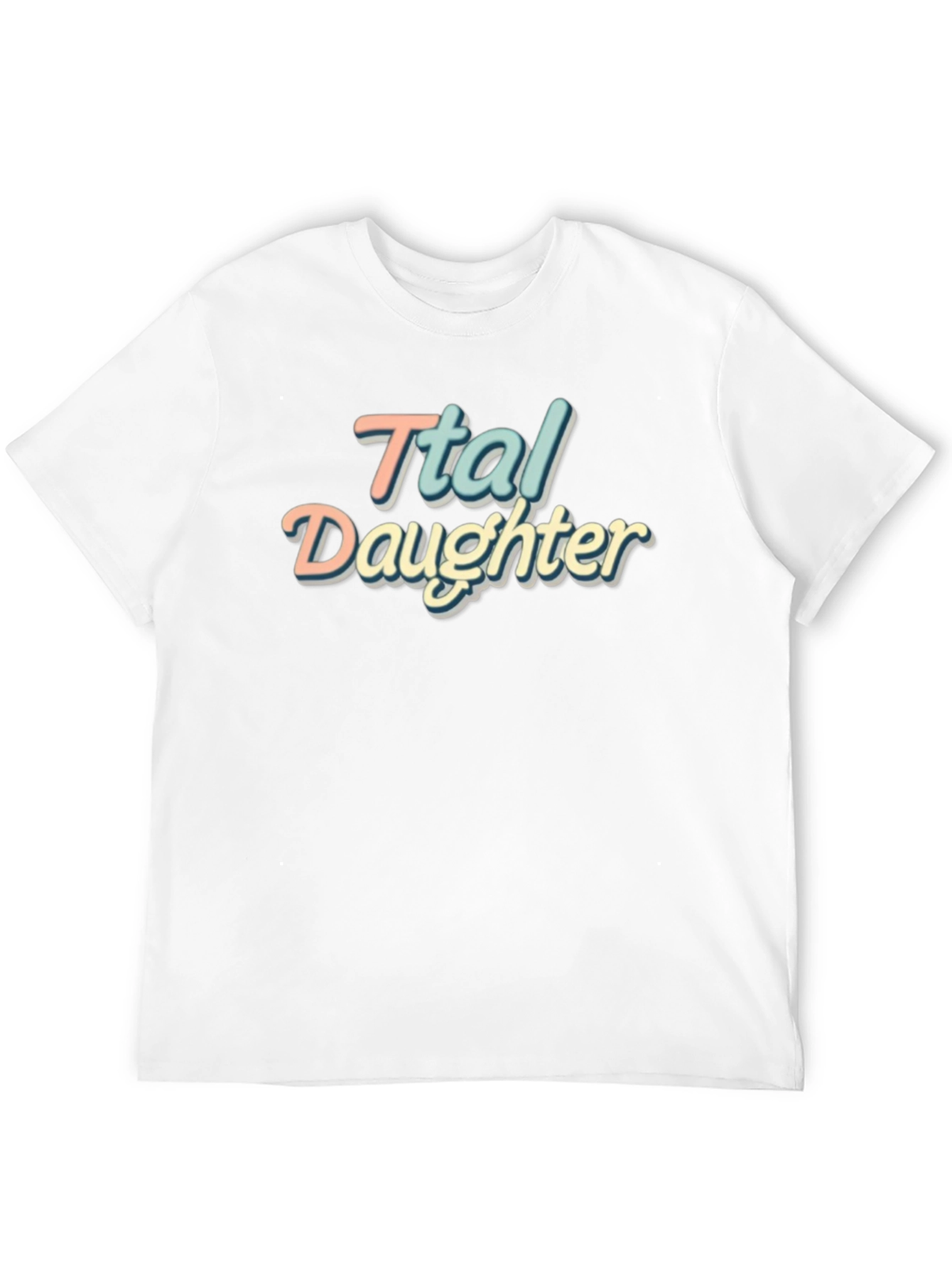 Ttal Daughter Retro Style Graphic T-Shirt