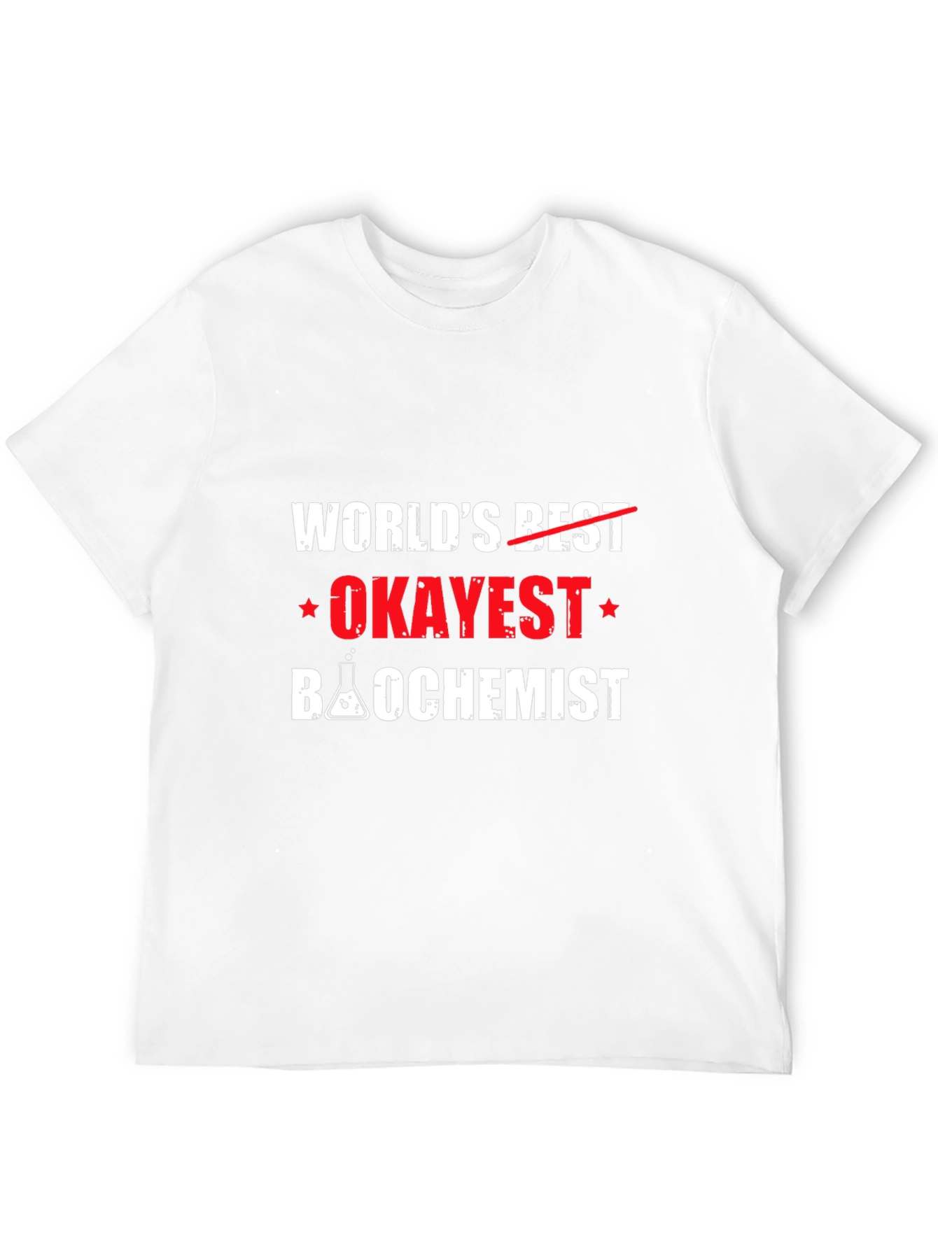 Worlds Okayest Biochemist Black T-Shirt