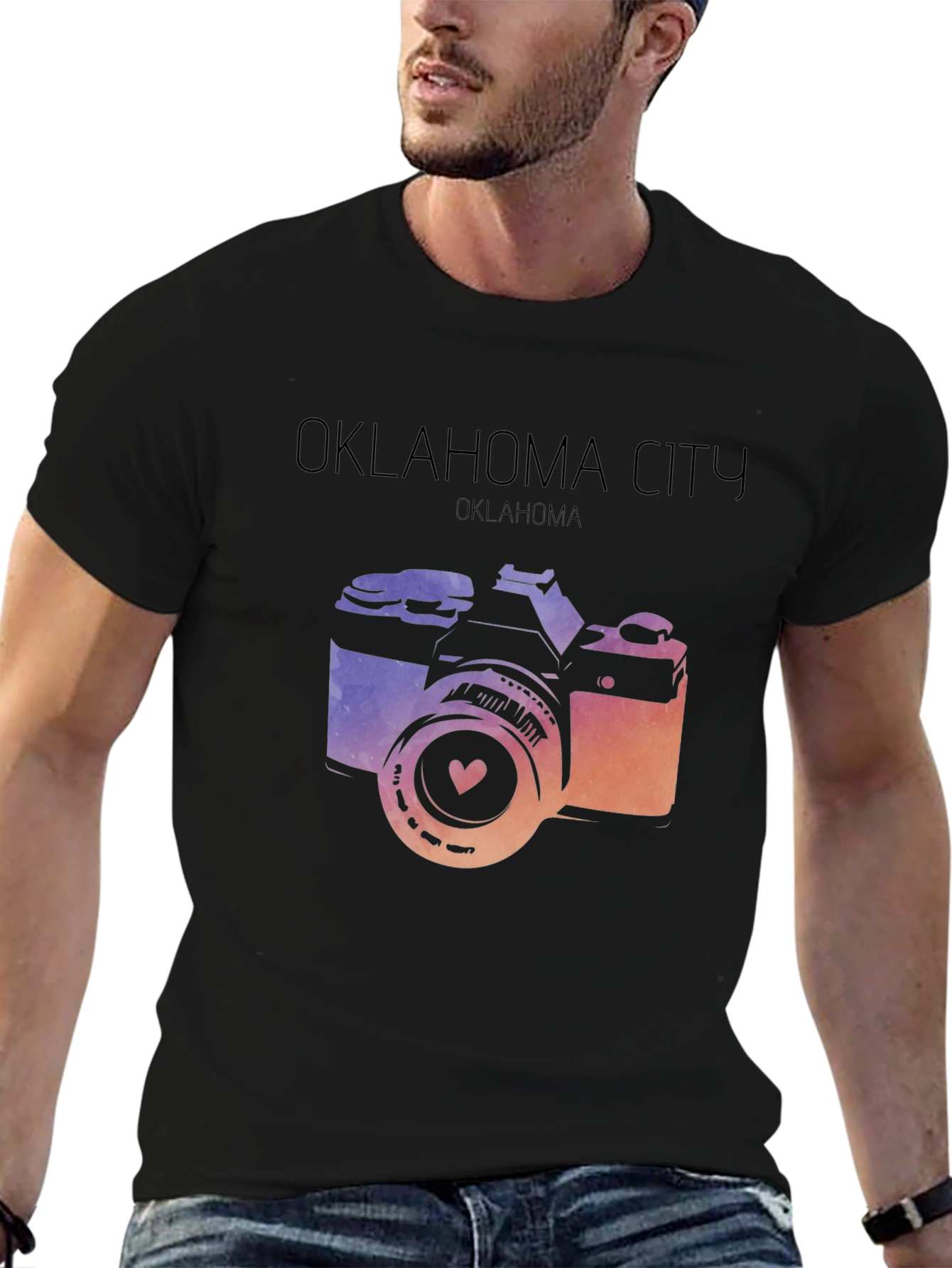 Oklahoma City Camera Graphic Tee