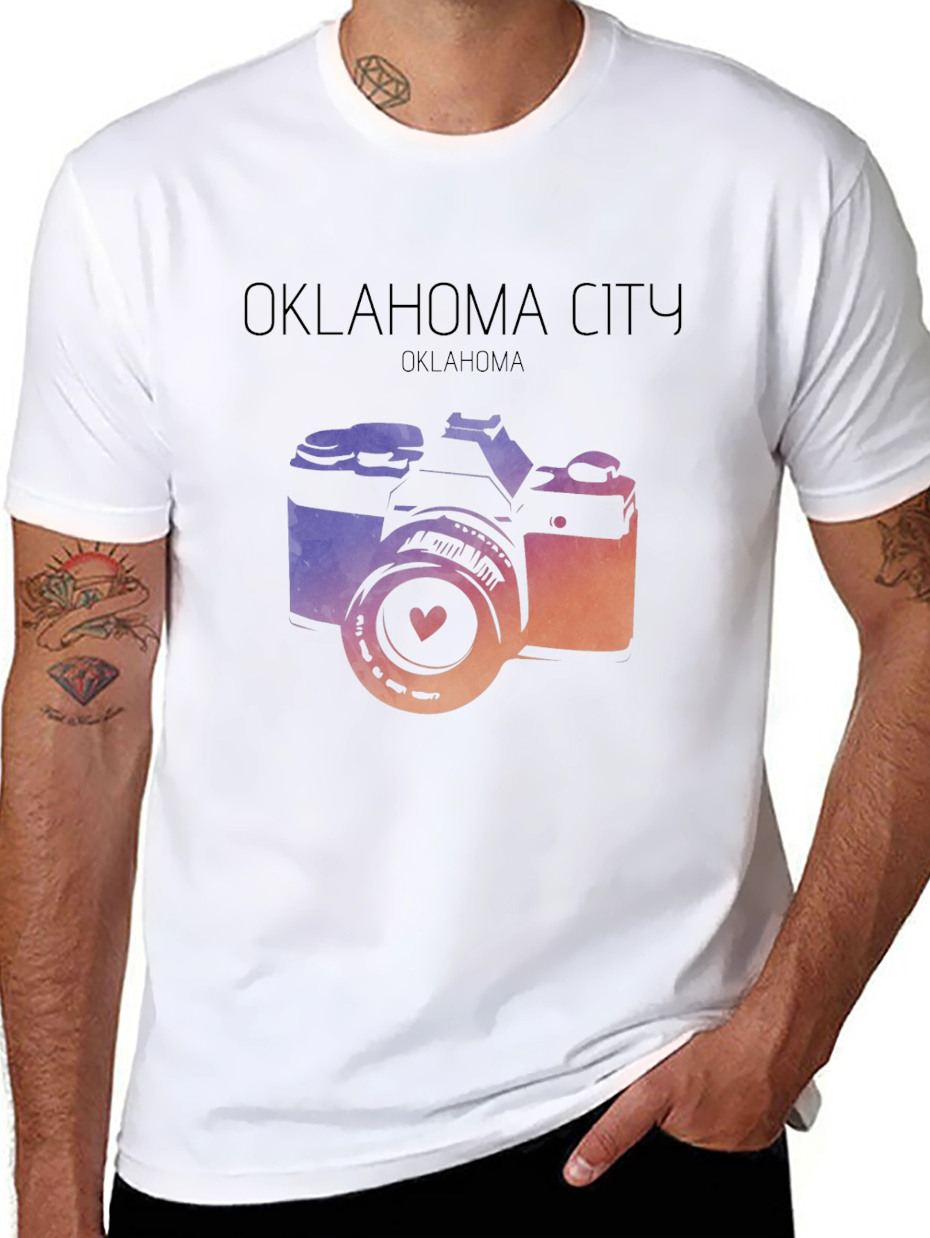 Oklahoma City Camera Graphic Tee