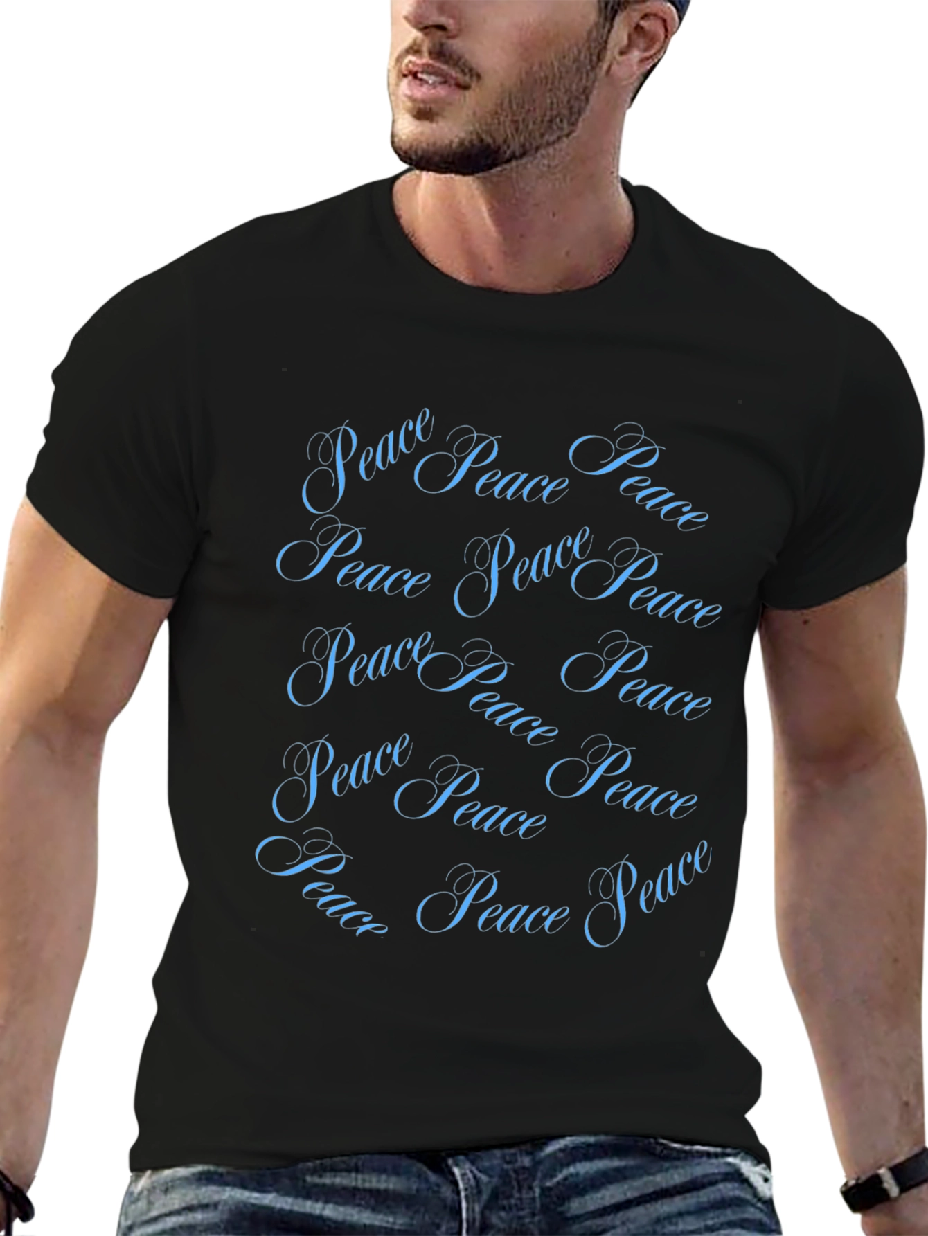 Peace Design Black T-Shirt