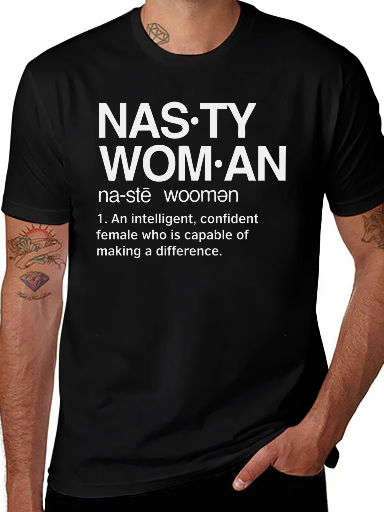 Nasty Woman Definition Graphic T-Shirt