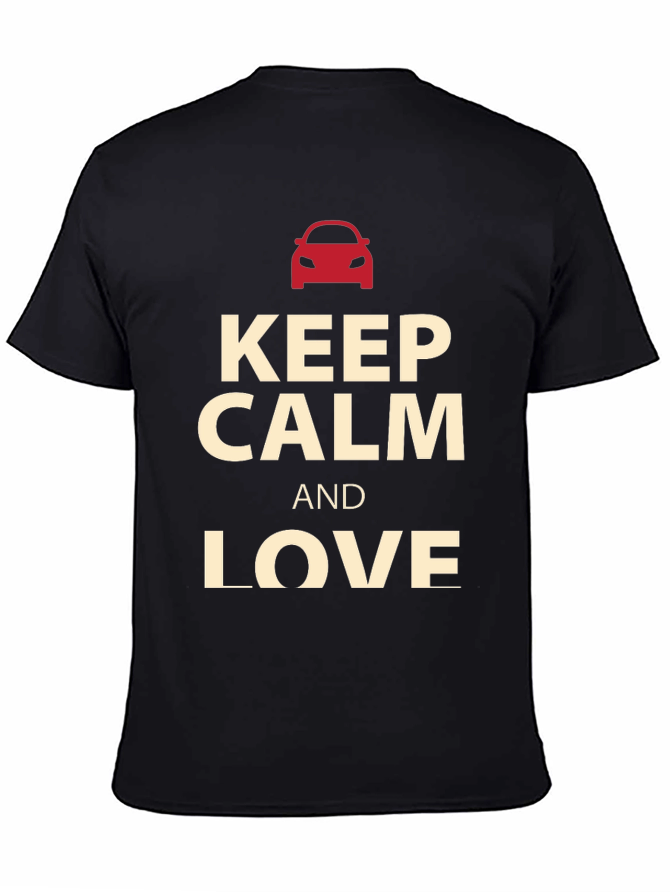Keep Calm and Love Cars Graphic Tee