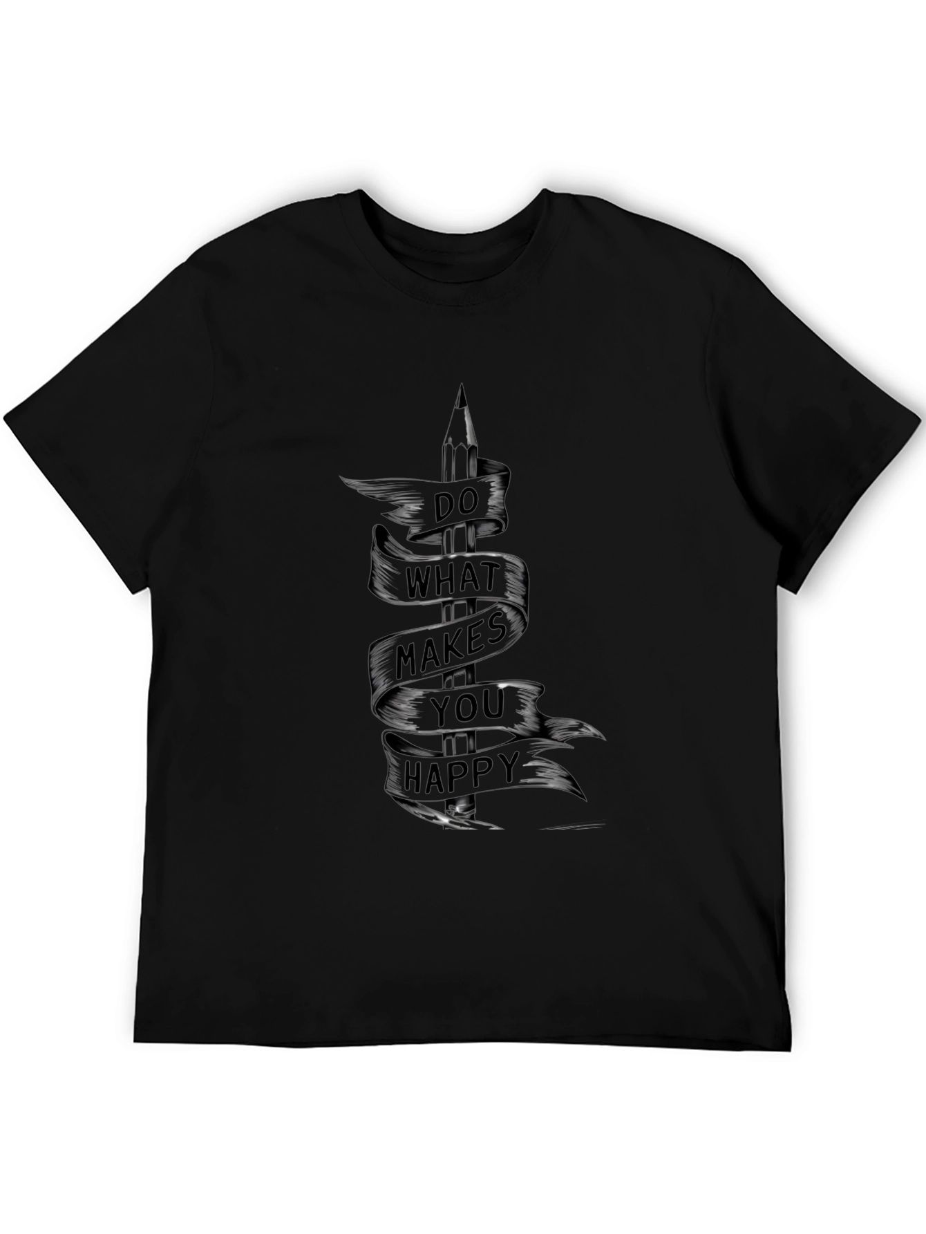 Inspirational Graphic Tee - Do What Makes You Happy