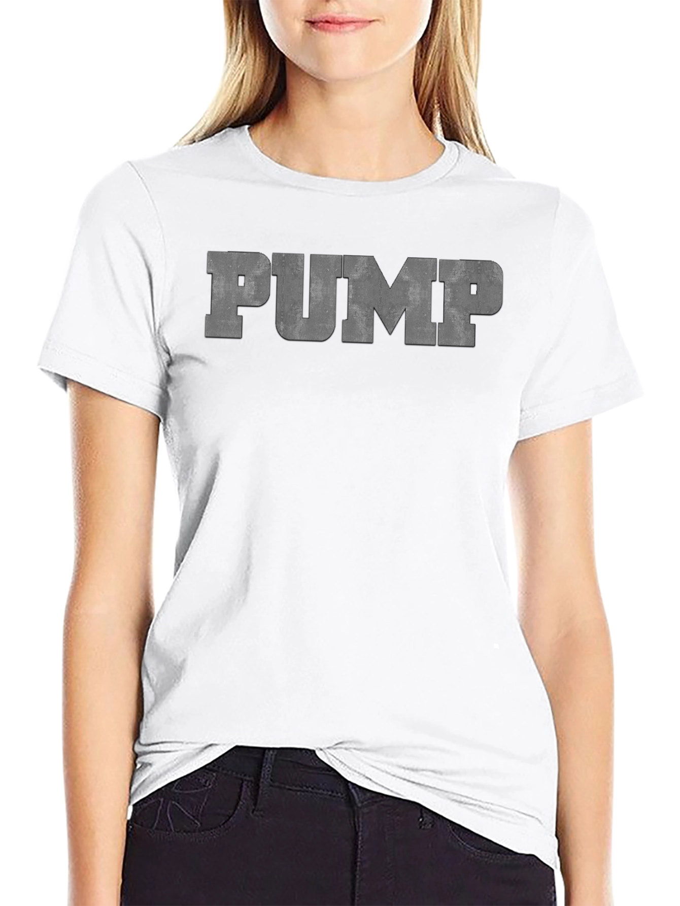 Mens Black PUMP Graphic Tee