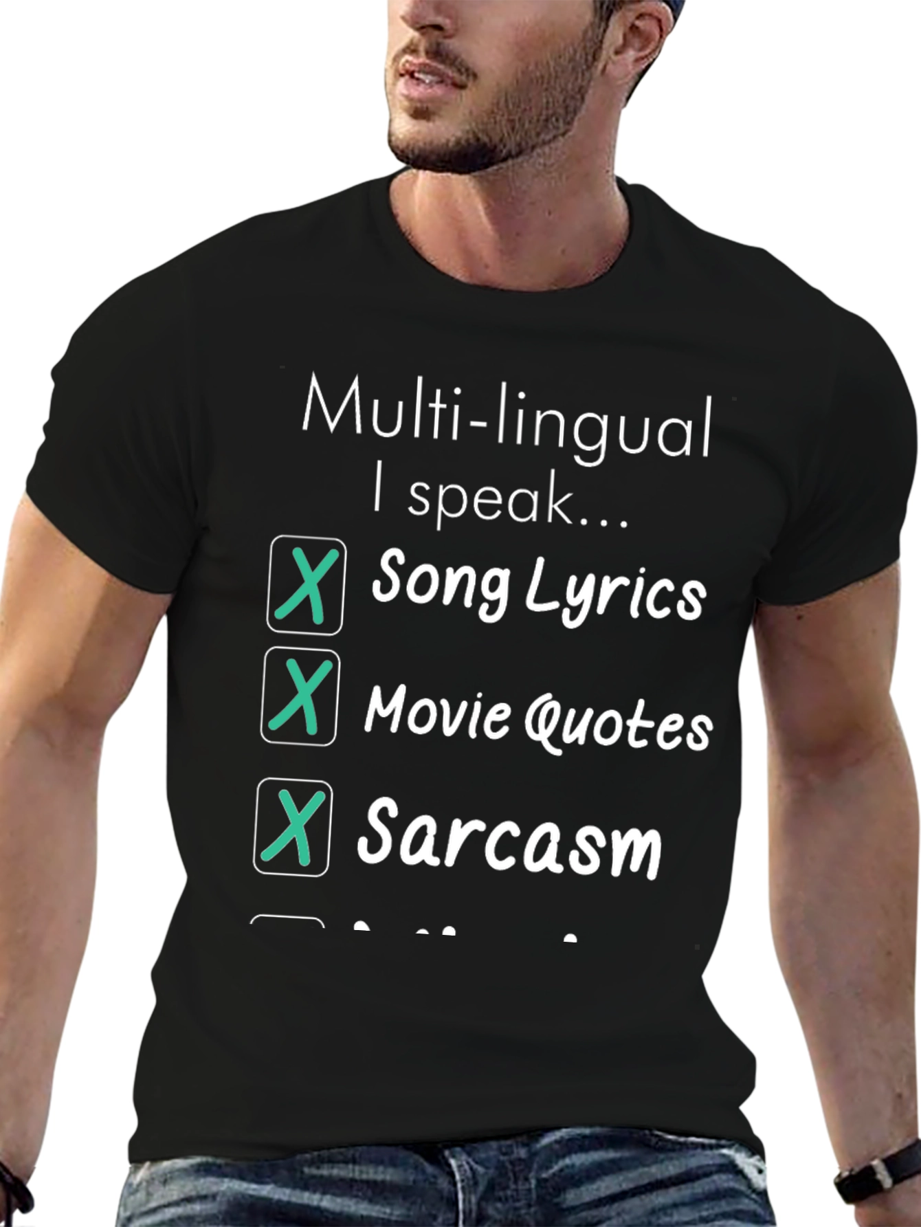 Multilingual Humor T-Shirt - Sarcastic Quotes
