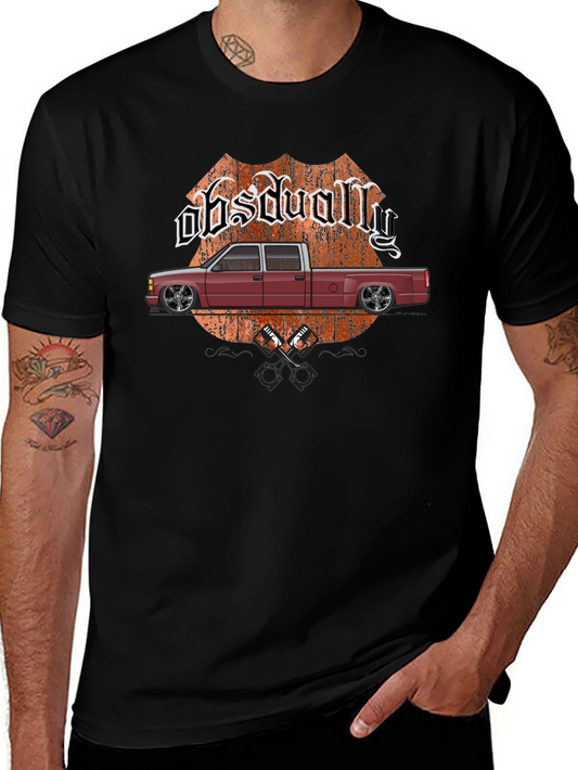 Obsdually Truck Graphic Tee - Black
