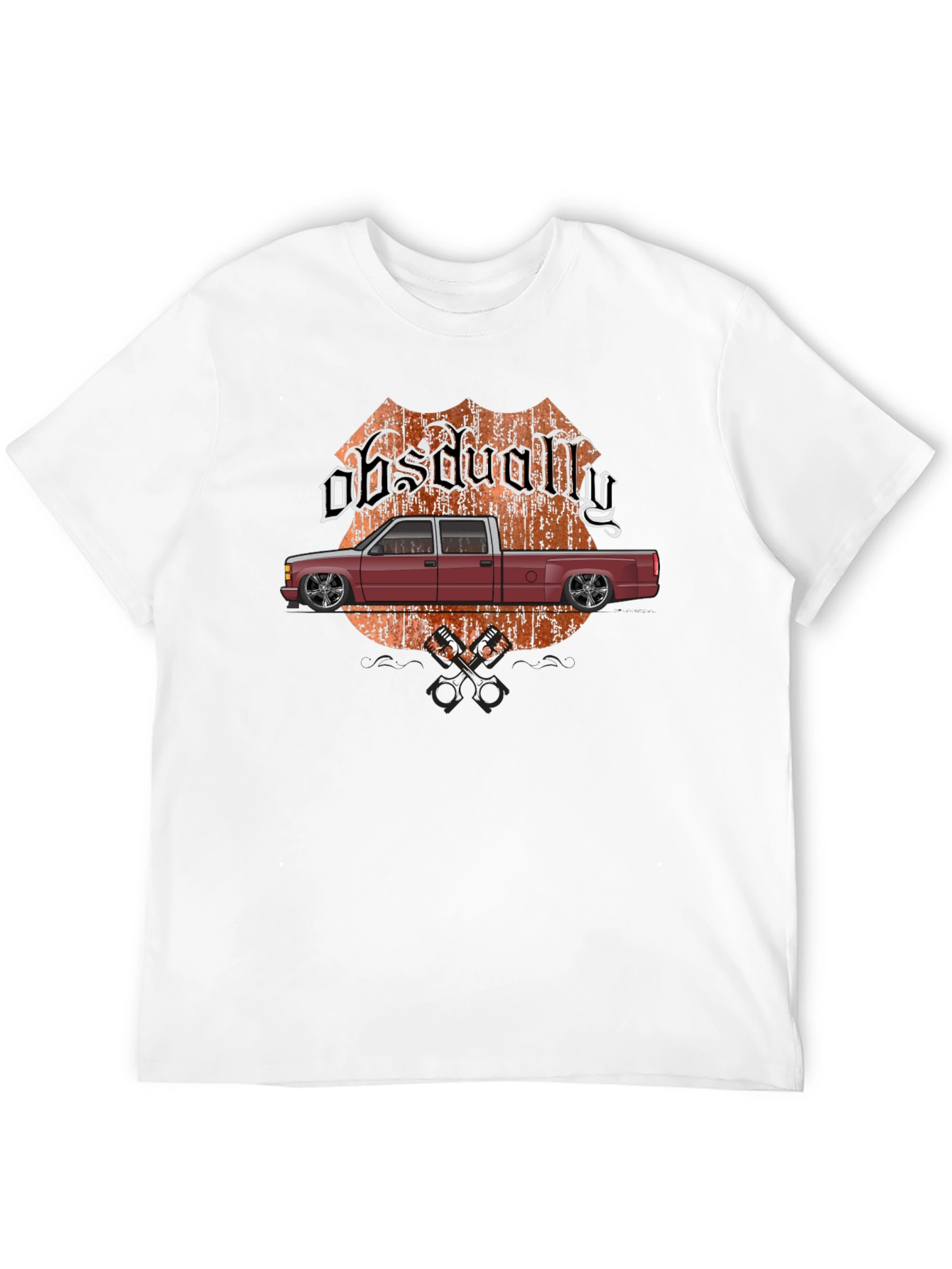 Obsdually Truck Graphic Tee - Black