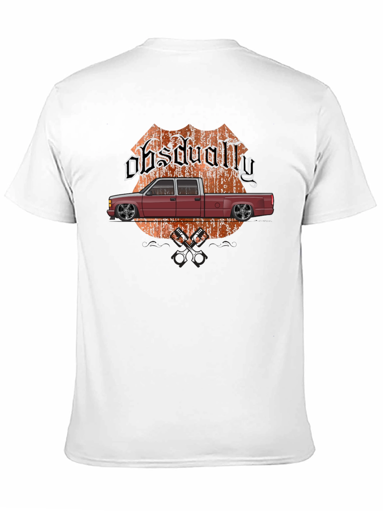 Obsdually Truck Graphic Tee - Black