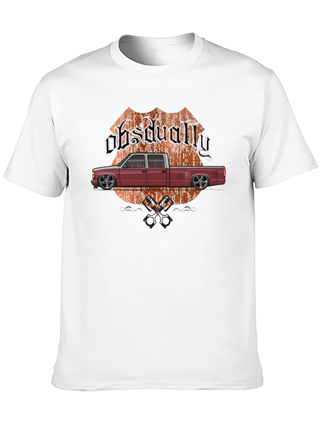 Obsdually Truck Graphic Tee - Black