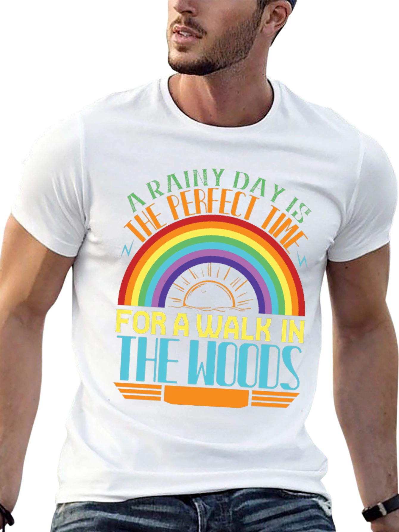 Rainy Day Walk in the Woods T-Shirt