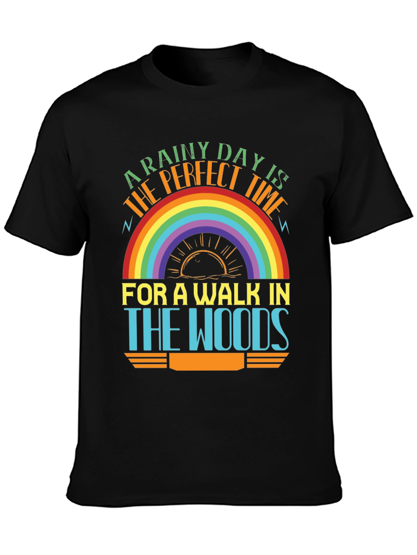 Rainy Day Walk in the Woods T-Shirt