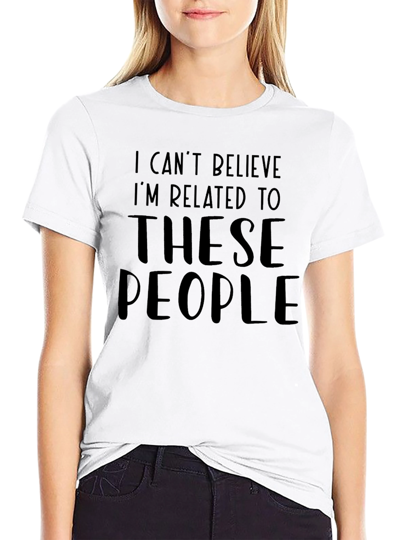 Funny Family T-Shirt - I Cant Believe Im Related