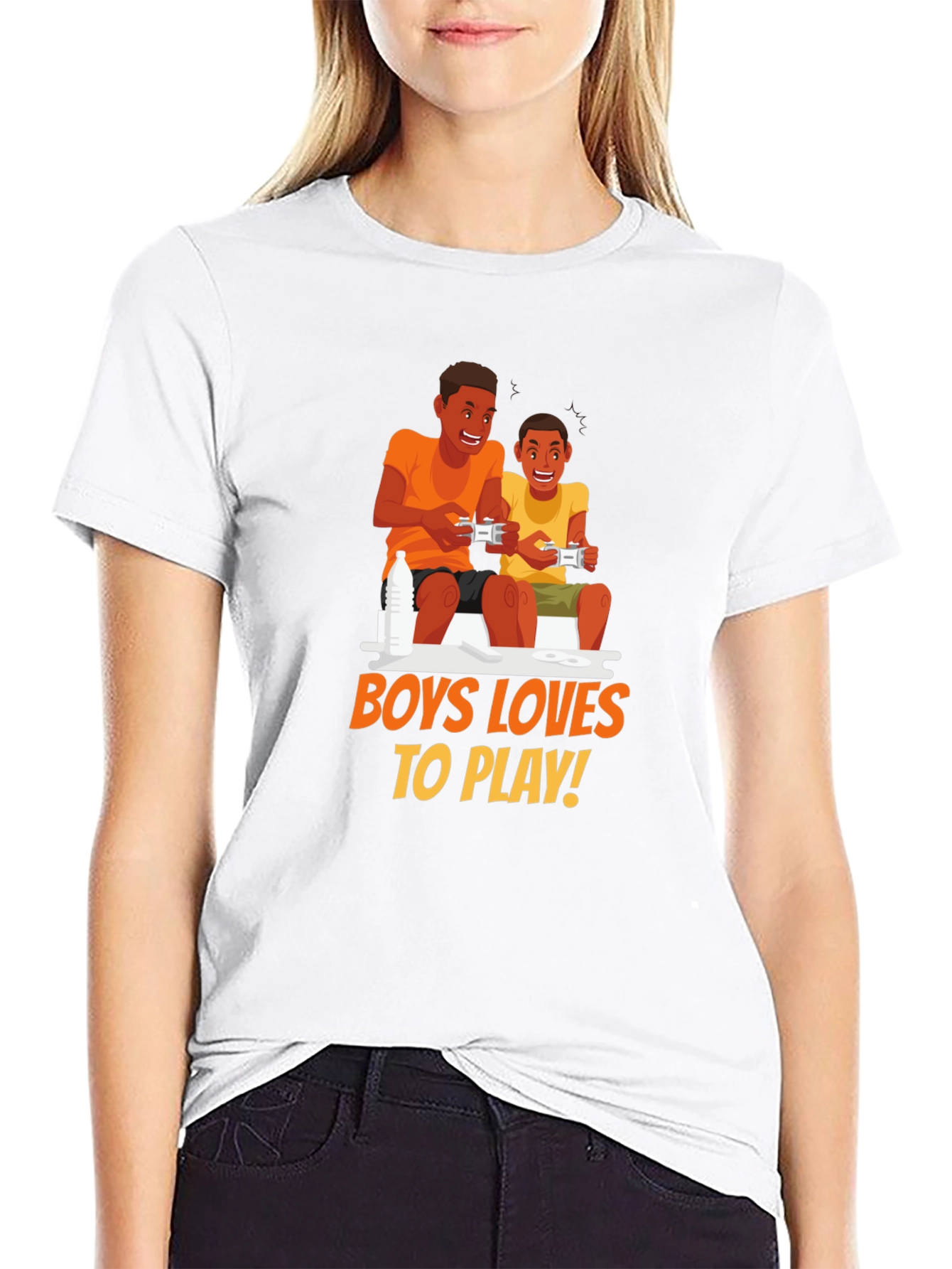 Boys Love to Play Gaming T-Shirt