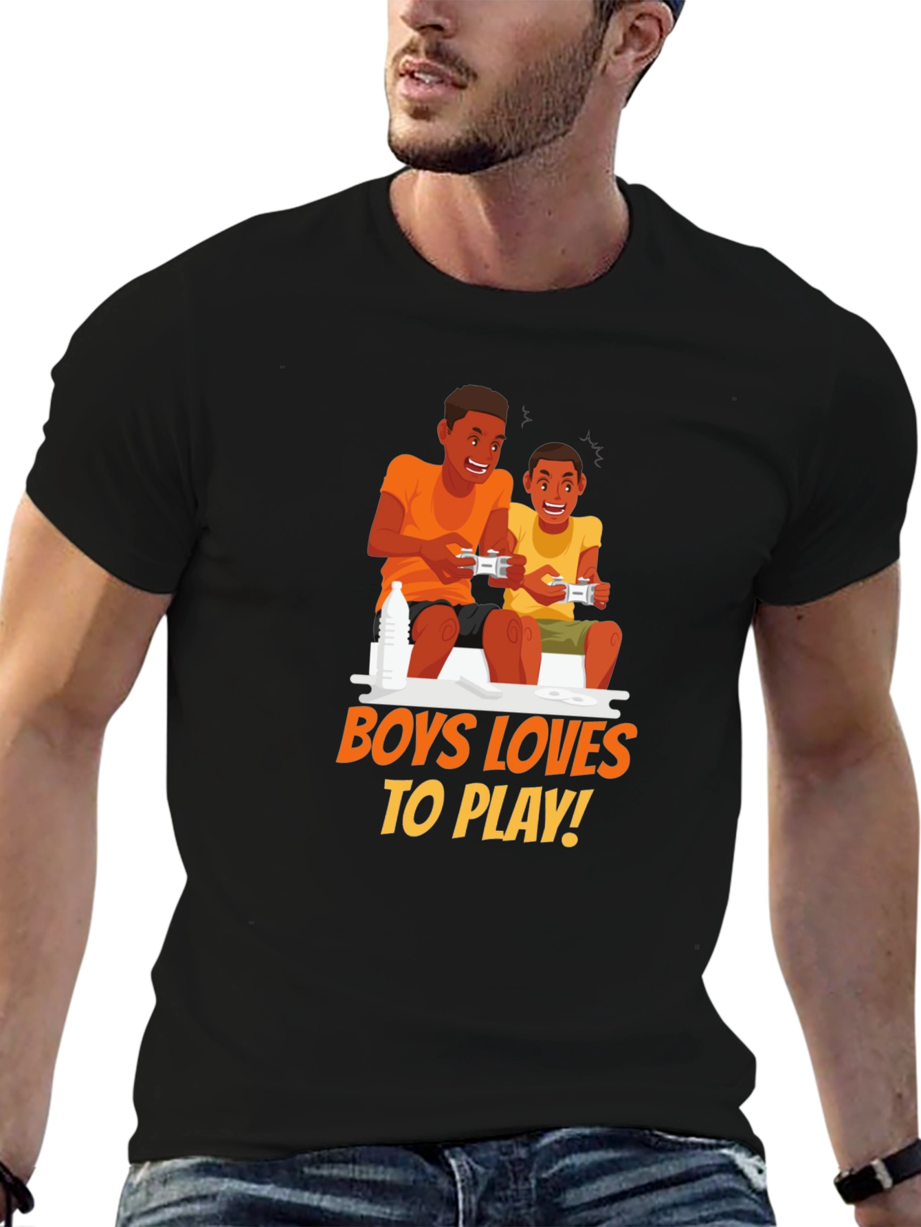Boys Love to Play Gaming T-Shirt