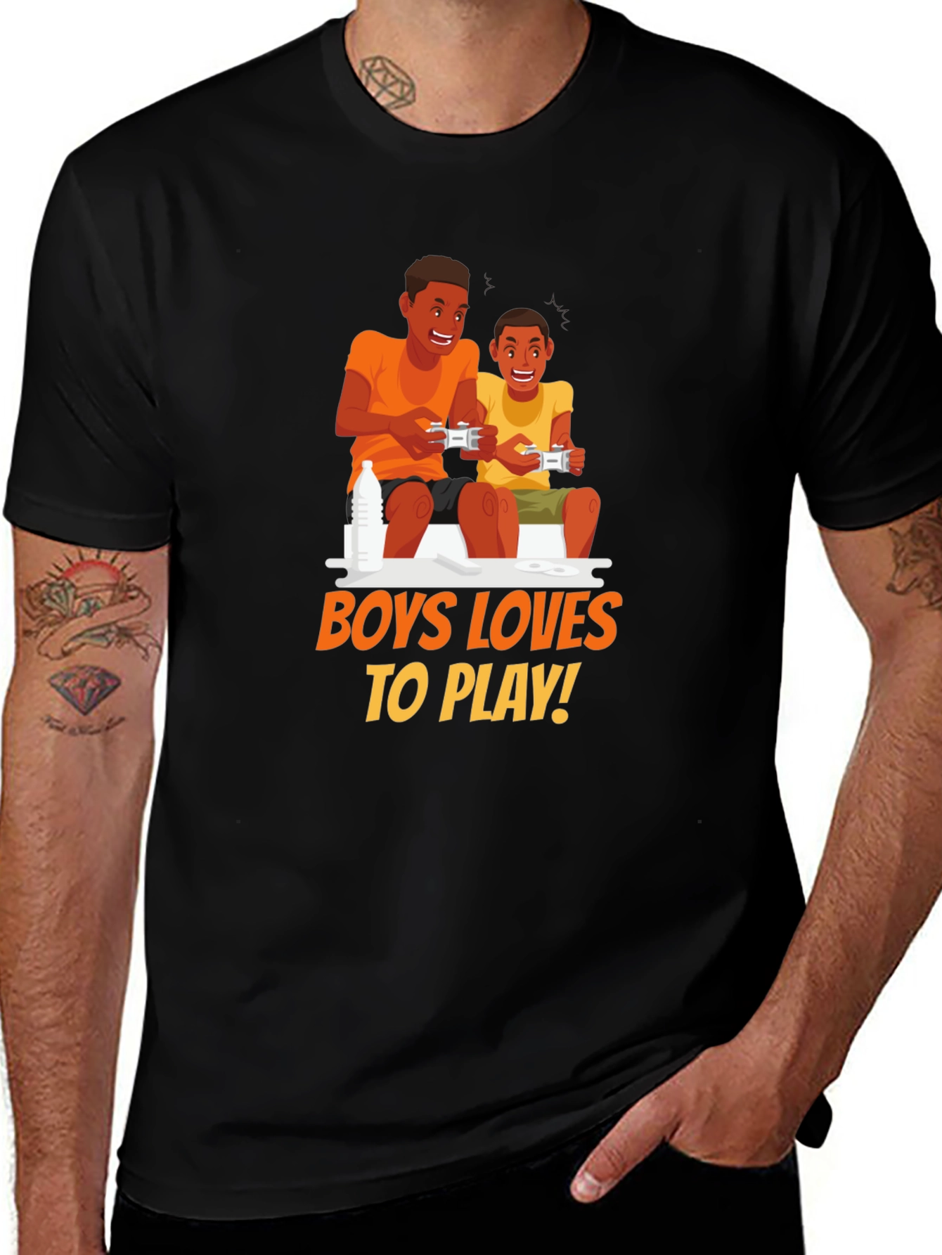 Boys Love to Play Gaming T-Shirt