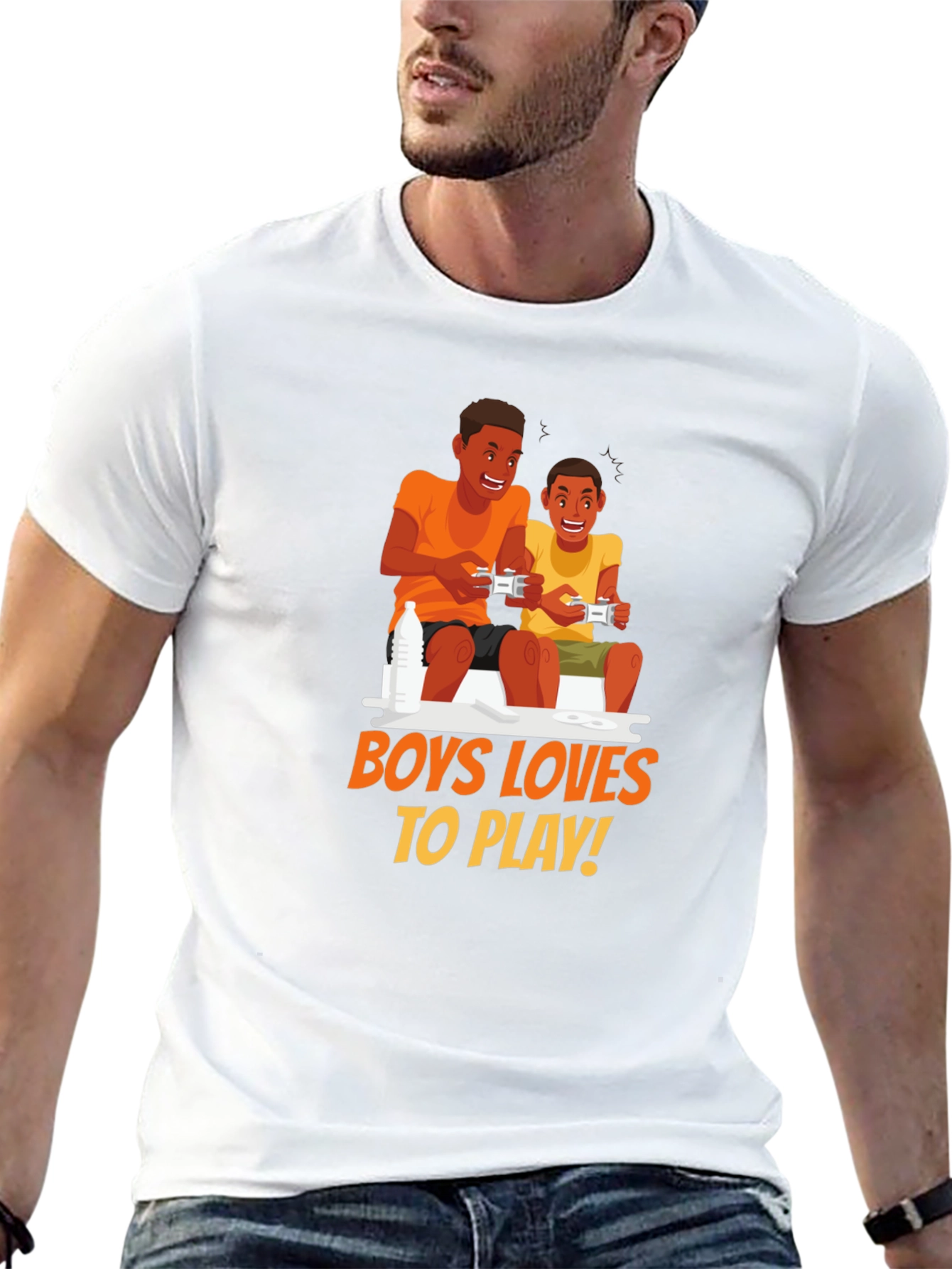 Boys Love to Play Gaming T-Shirt