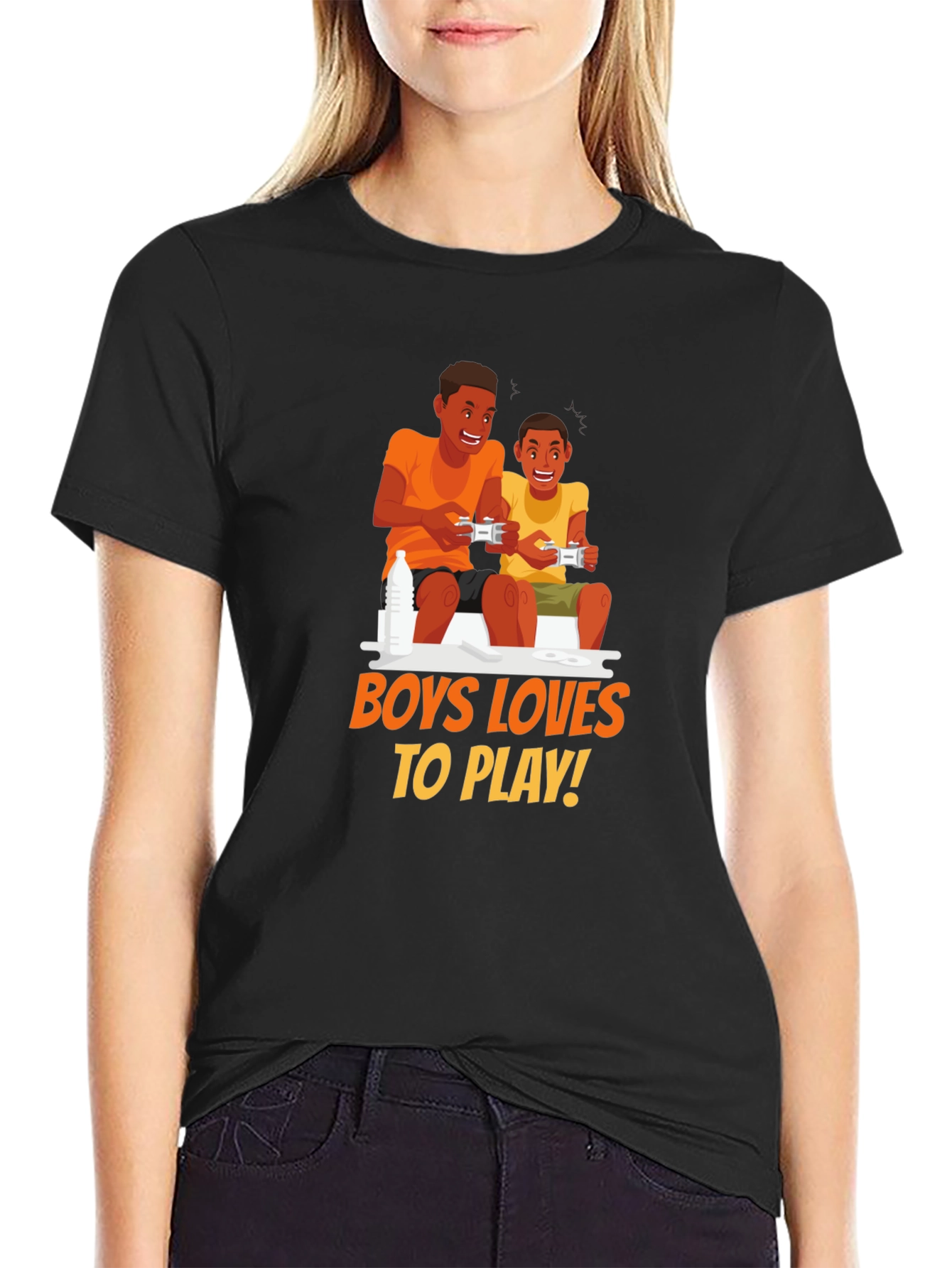 Boys Love to Play Gaming T-Shirt