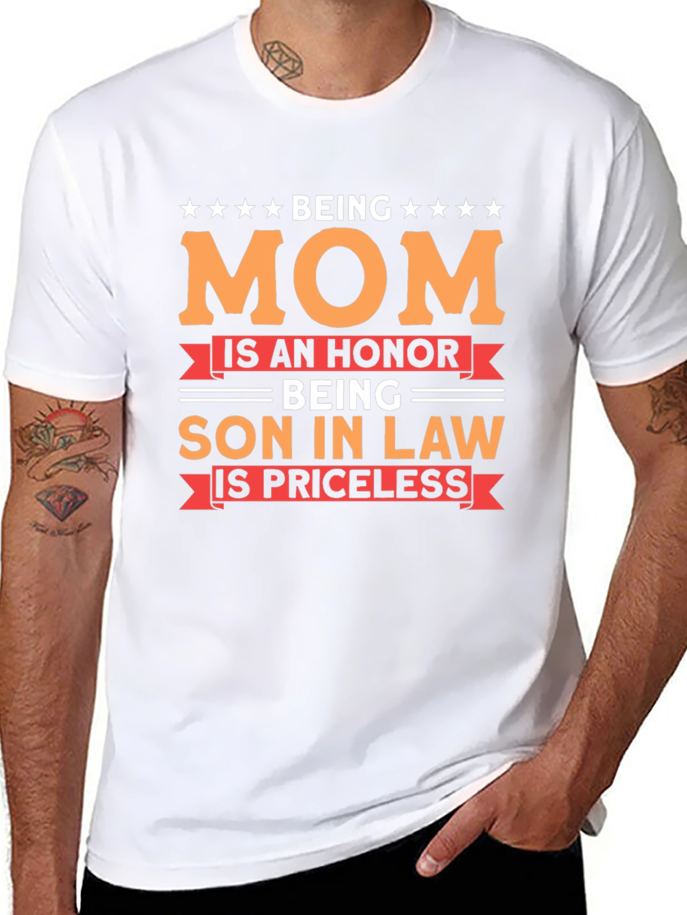 Being Mom Son-in-Law Graphic T-Shirt