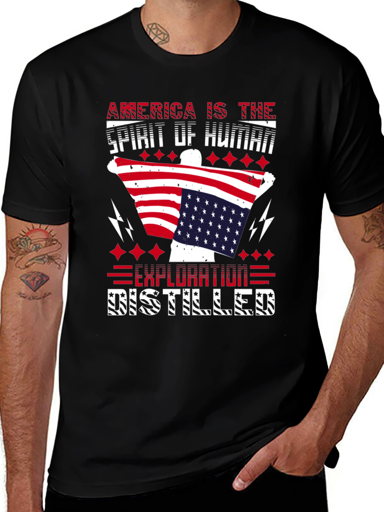 Patriotic America T-Shirt: Exploration Distilled