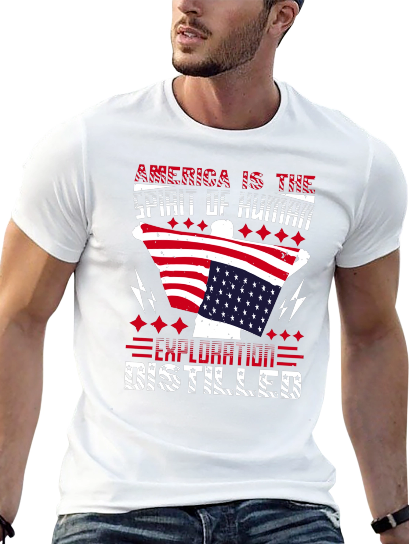 Patriotic America T-Shirt: Exploration Distilled