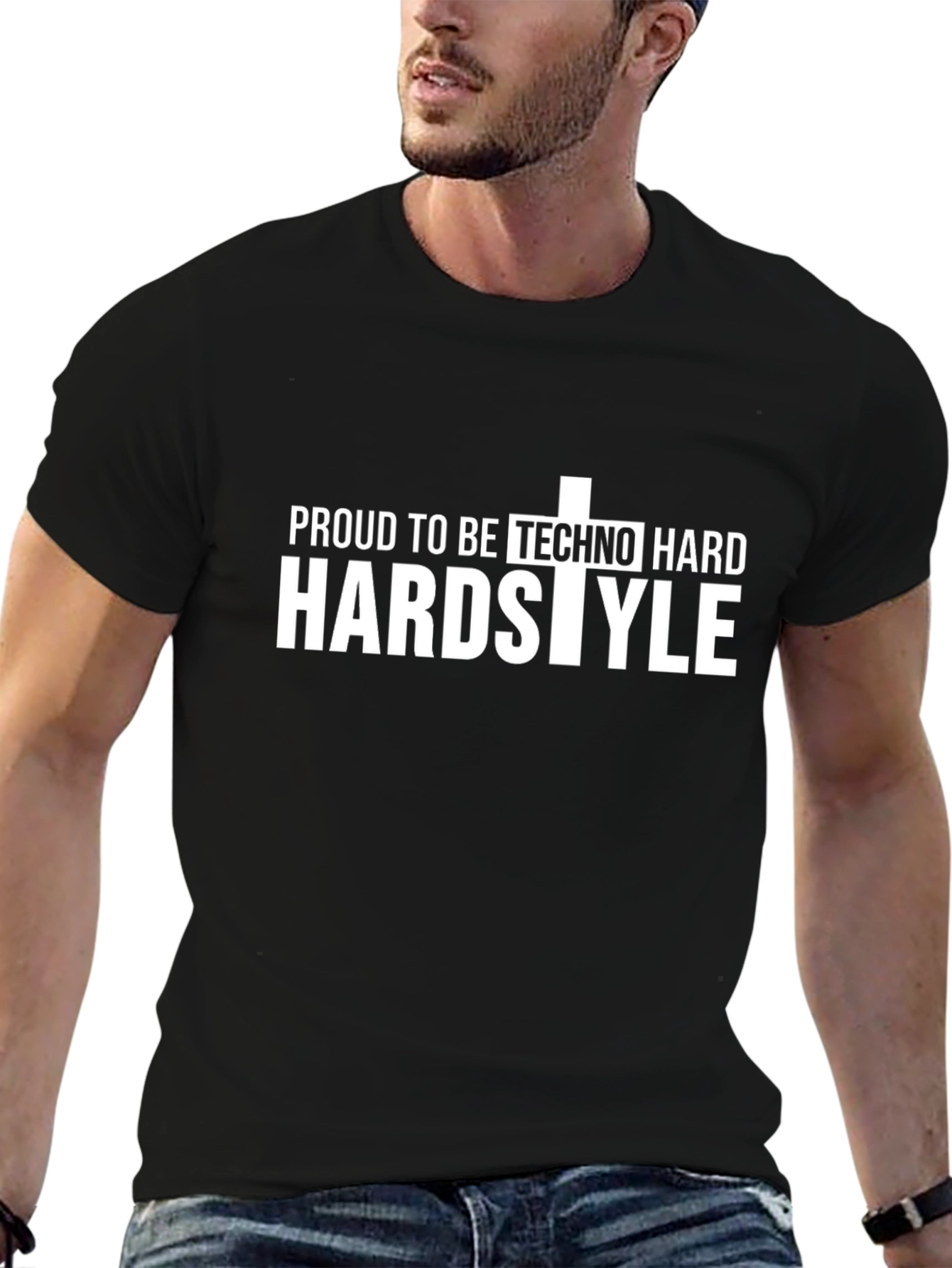 Proud Techno Hard Hardstyle Graphic T-Shirt