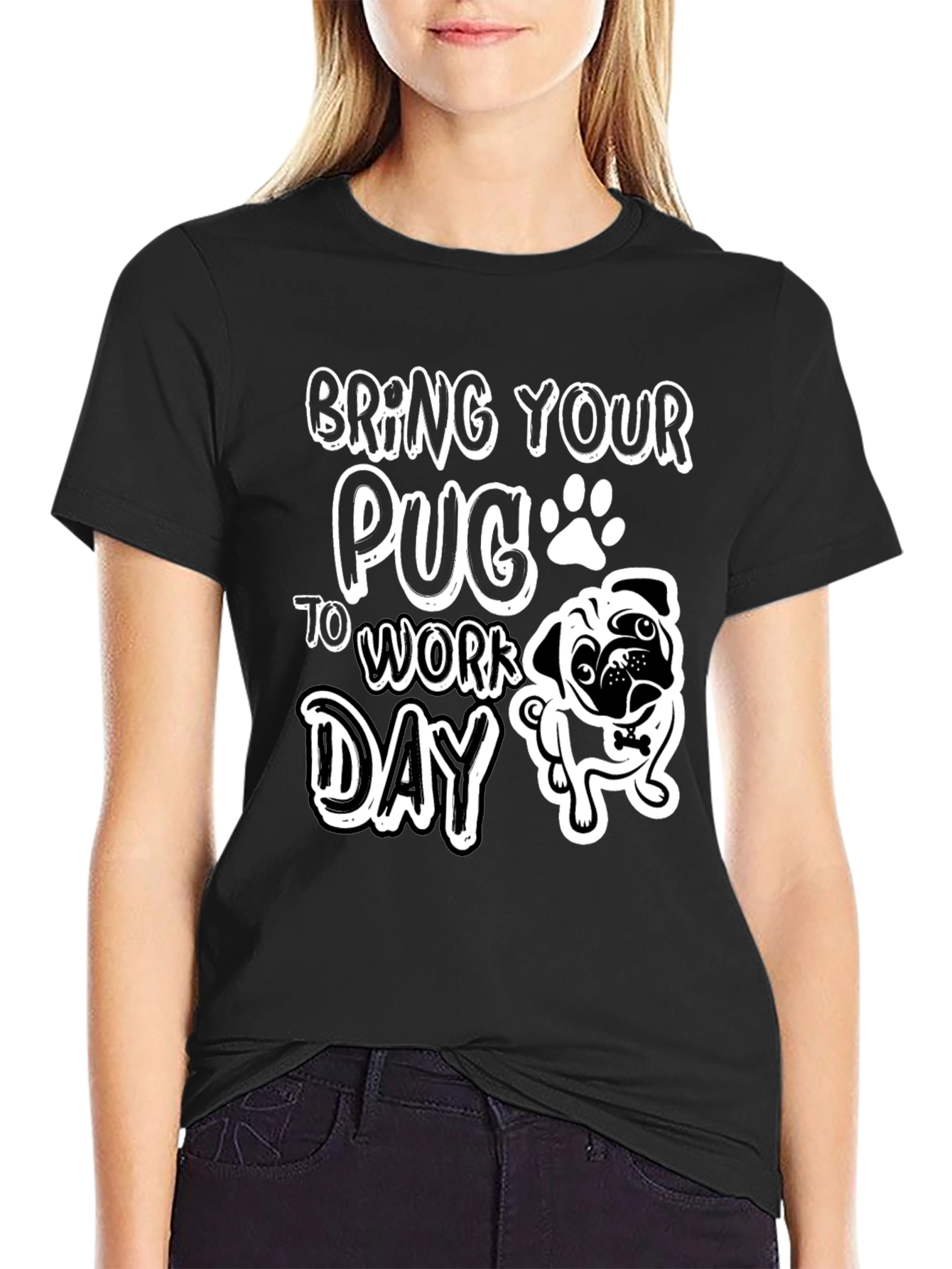 Bring Your Pug To Work Day T-Shirt