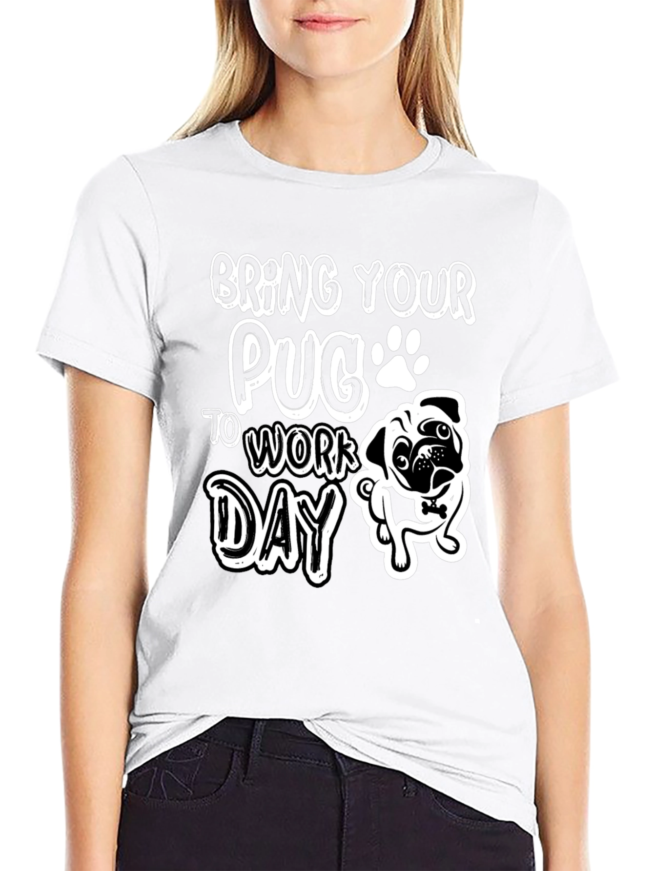 Bring Your Pug To Work Day T-Shirt