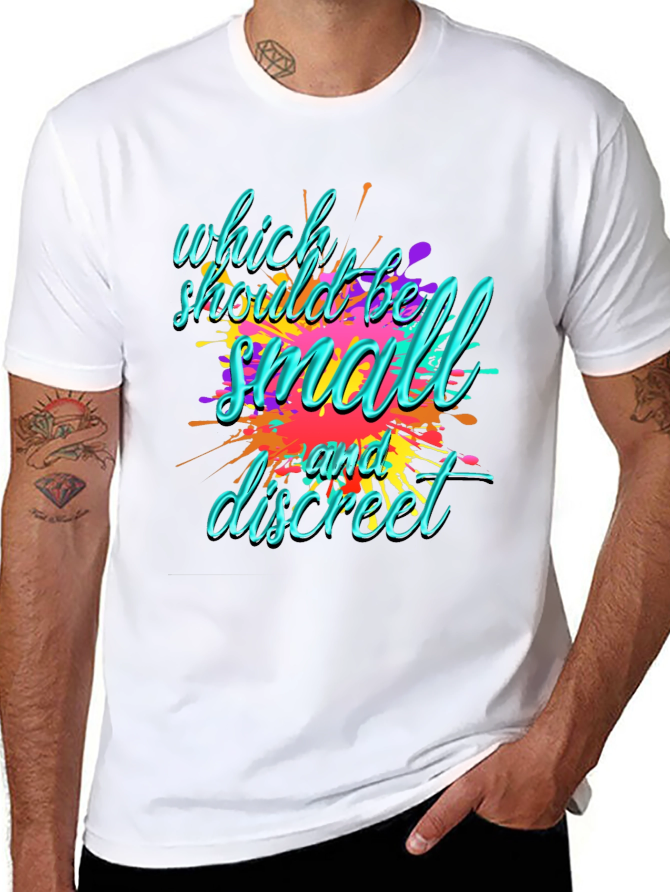Small & Discreet Graphic Tee