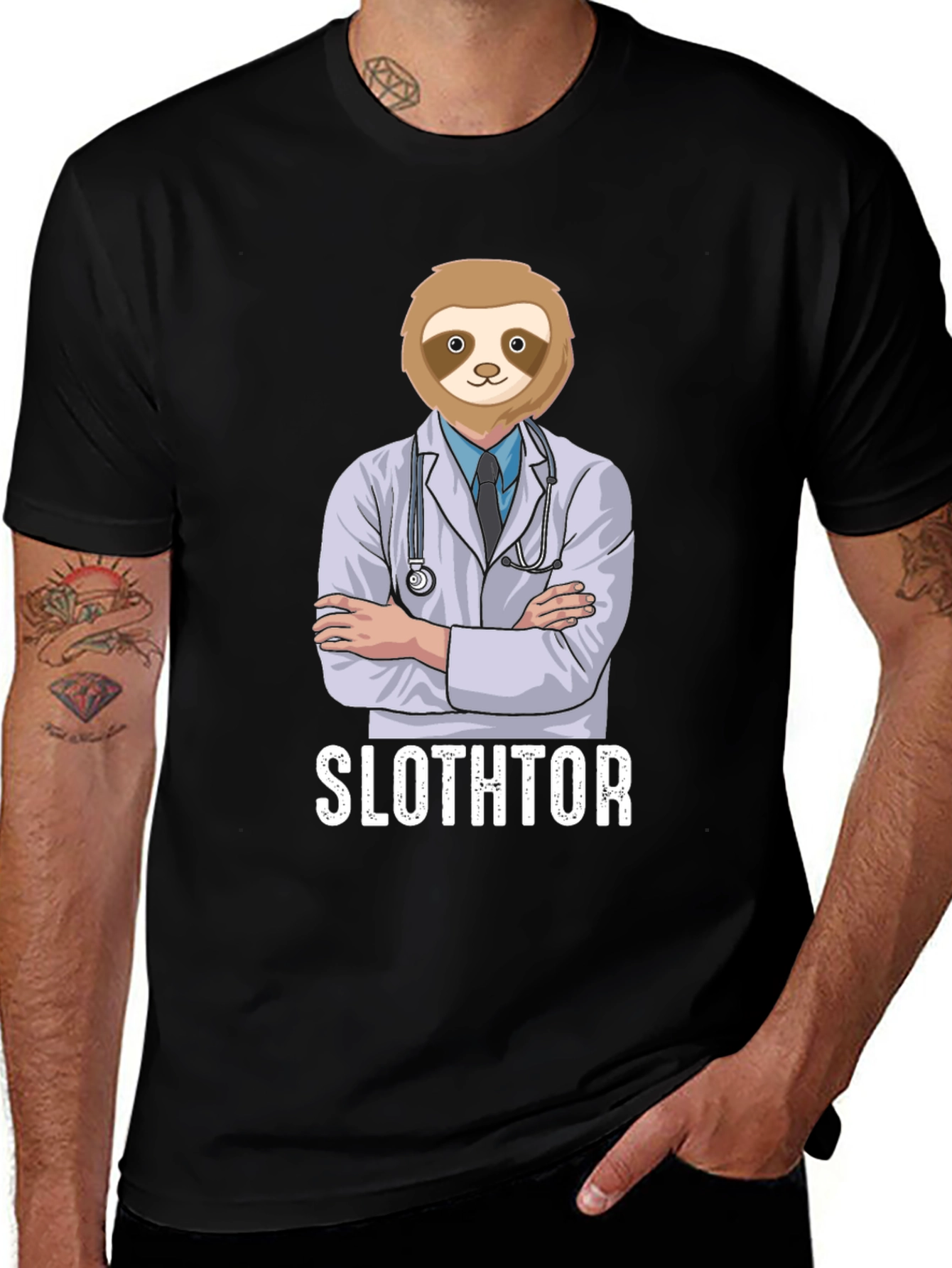 Sloth Doctor T-Shirt - Funny Slothtor Design