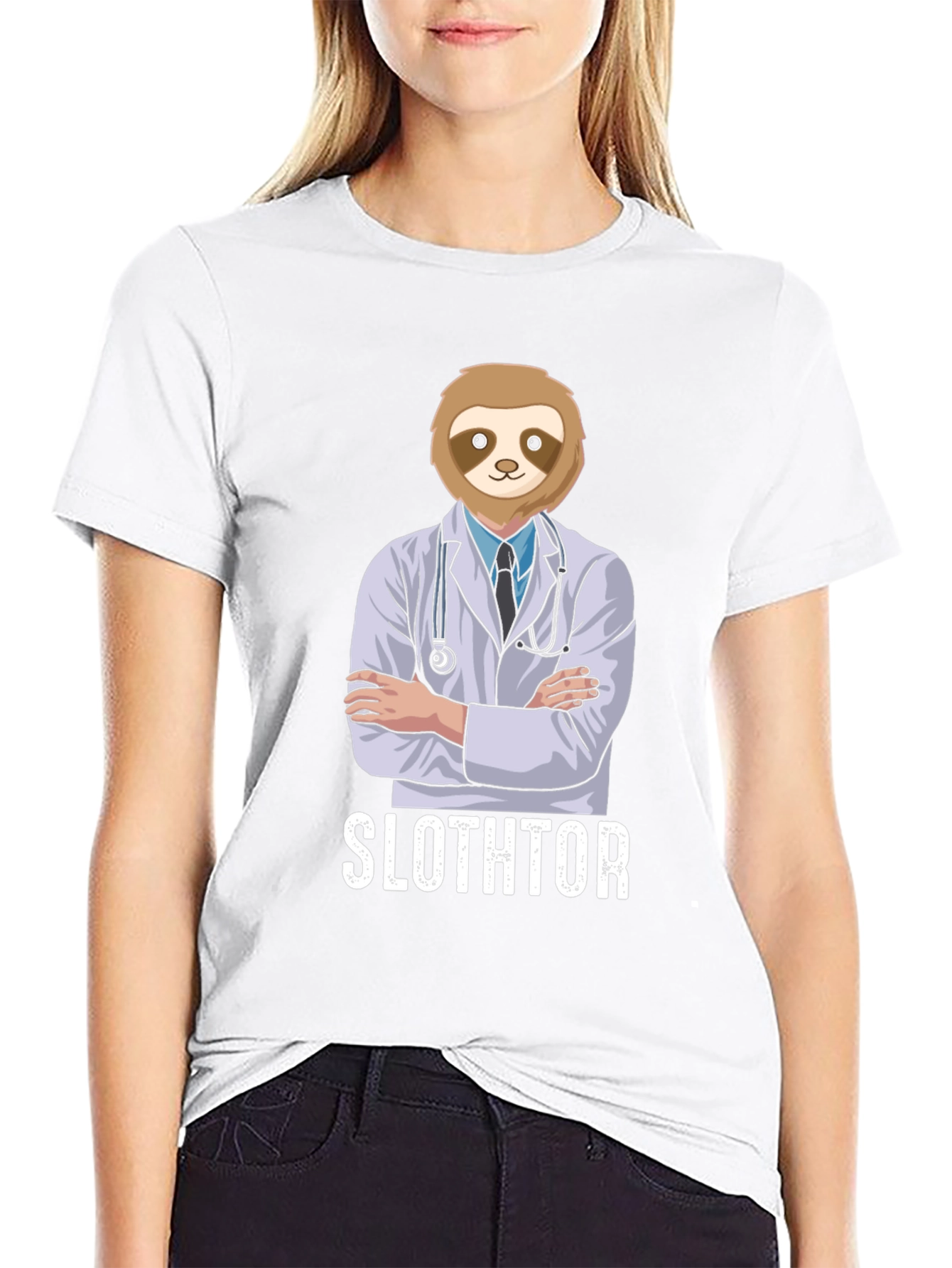 Sloth Doctor T-Shirt - Funny Slothtor Design