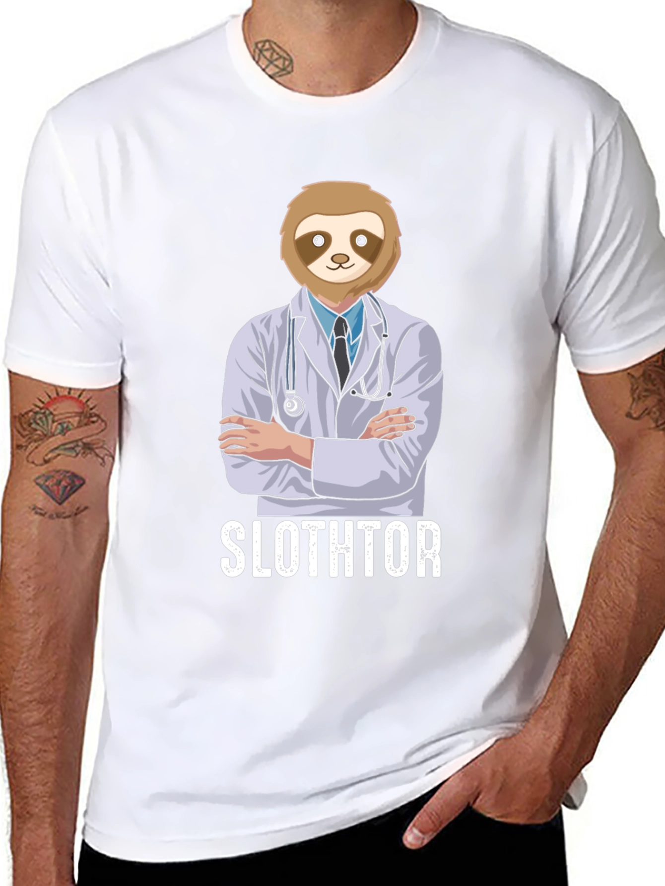 Sloth Doctor T-Shirt - Funny Slothtor Design