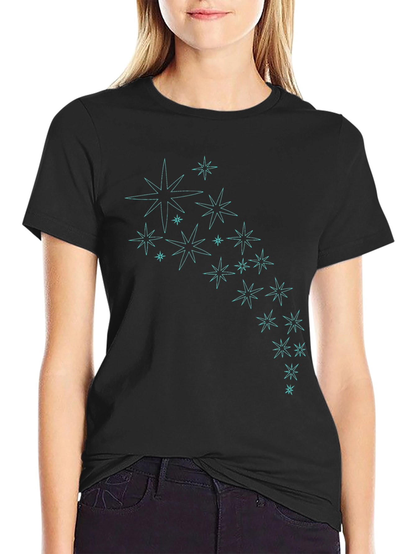 Retro Starburst T-Shirt - Atomic Age Design