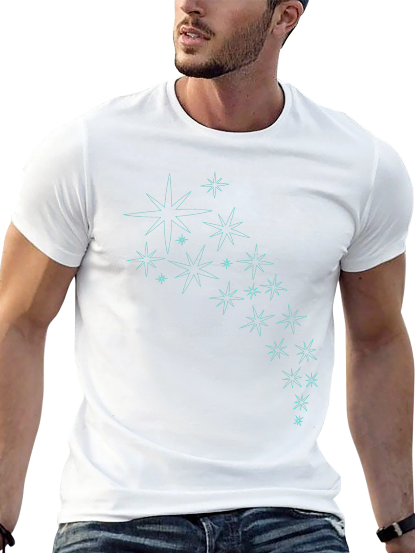 Retro Starburst T-Shirt - Atomic Age Design